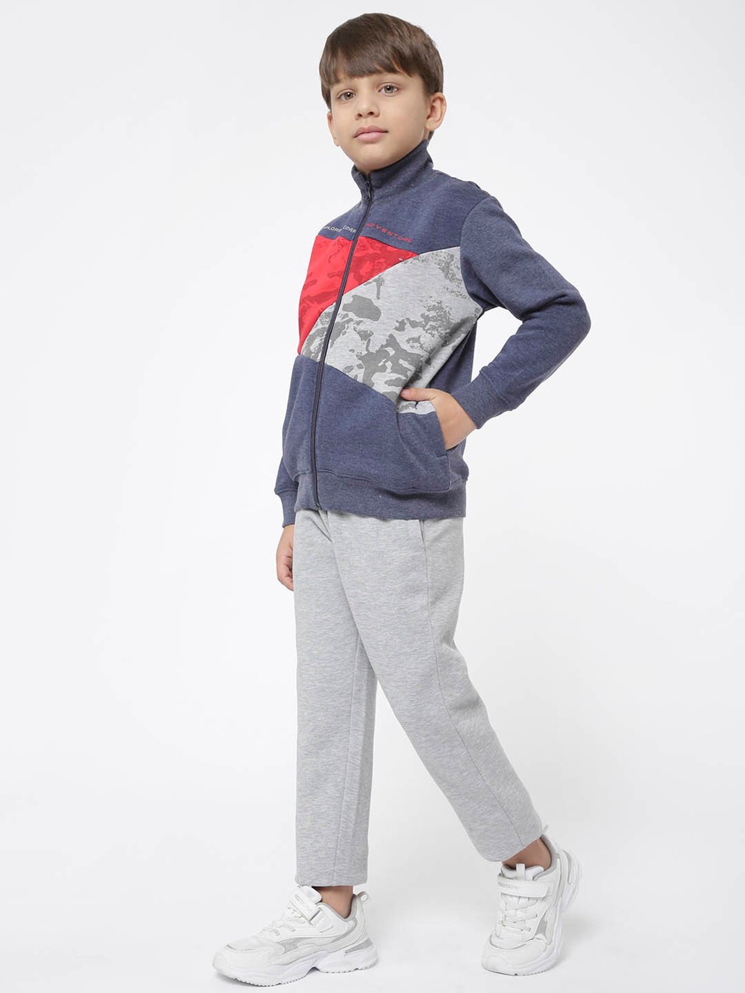 Cotton-blend tracksuit in red - Moschino Kids | Mytheresa