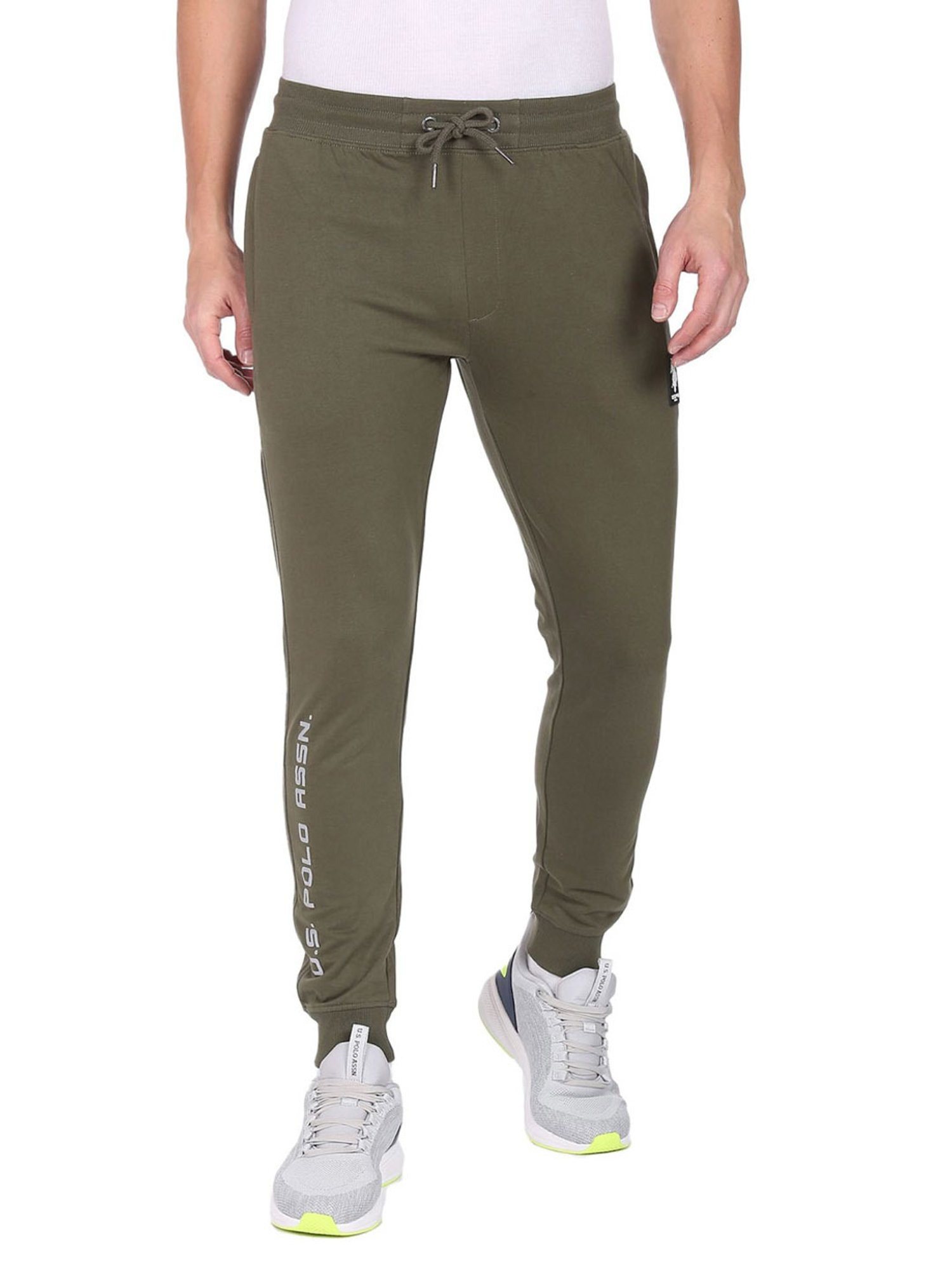 Buy IVOC Green Regular Fit Cotton Jogger Pants for Men's Online @ Tata CLiQ