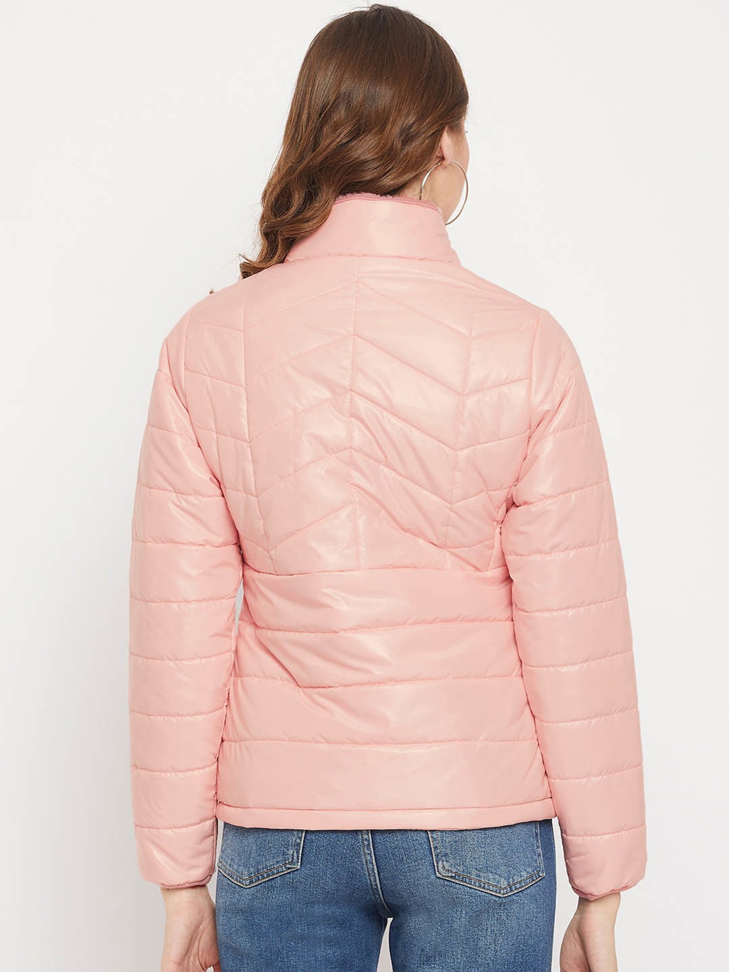 Buy Women Pink Printed Jacket Online in India - Monte Carlo