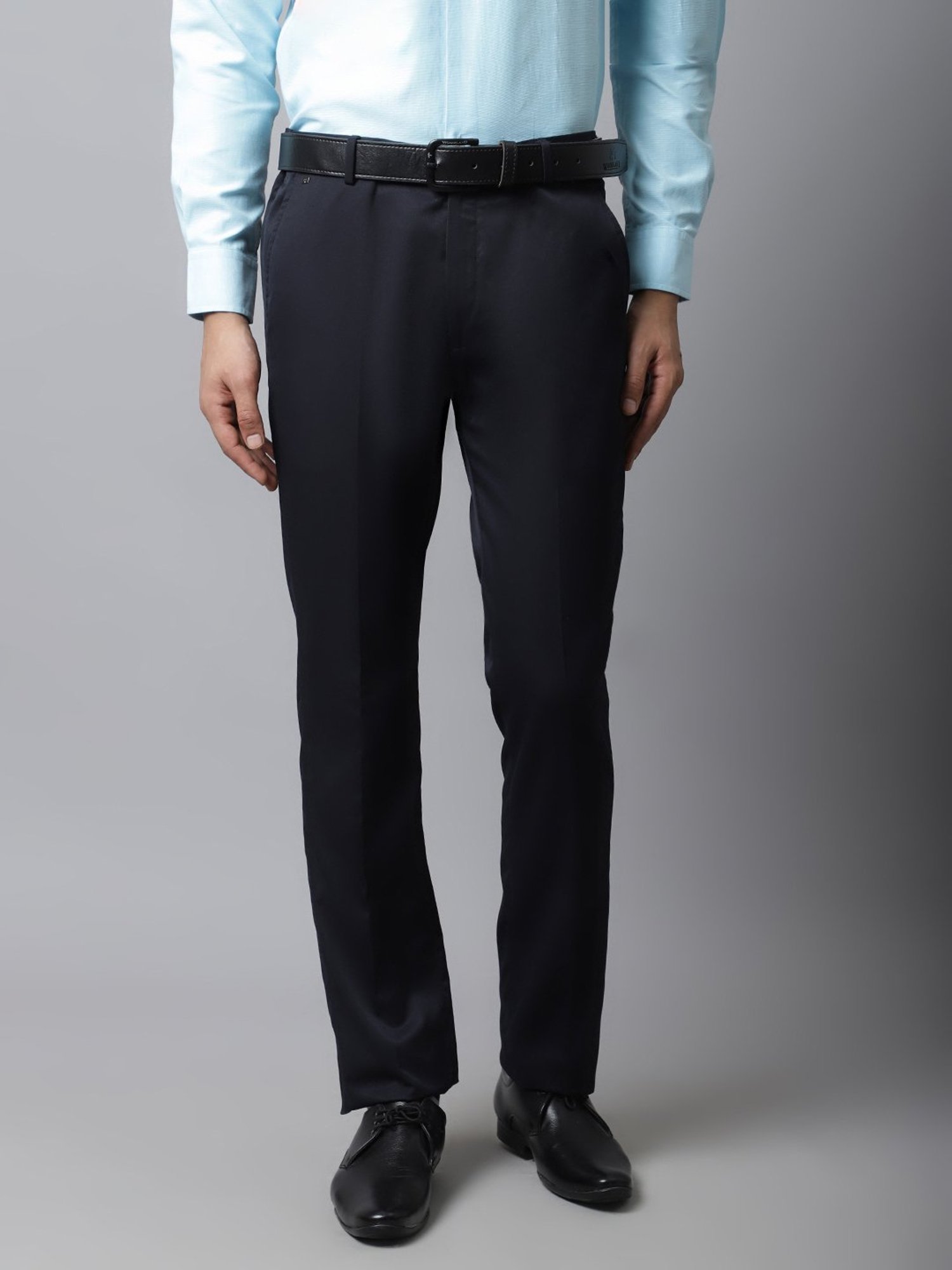 Buy Cantabil Men Checked Mid Rise Formal Trousers | Find the Best Price  Online in India