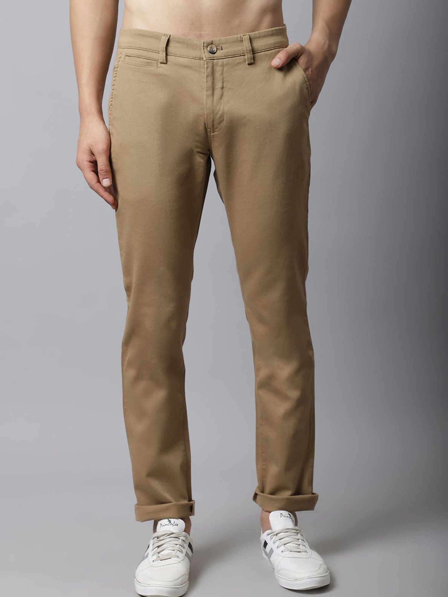 Cantabil Casual Trousers  Buy Cantabil Men Fawn Trousers Online  Nykaa  Fashion