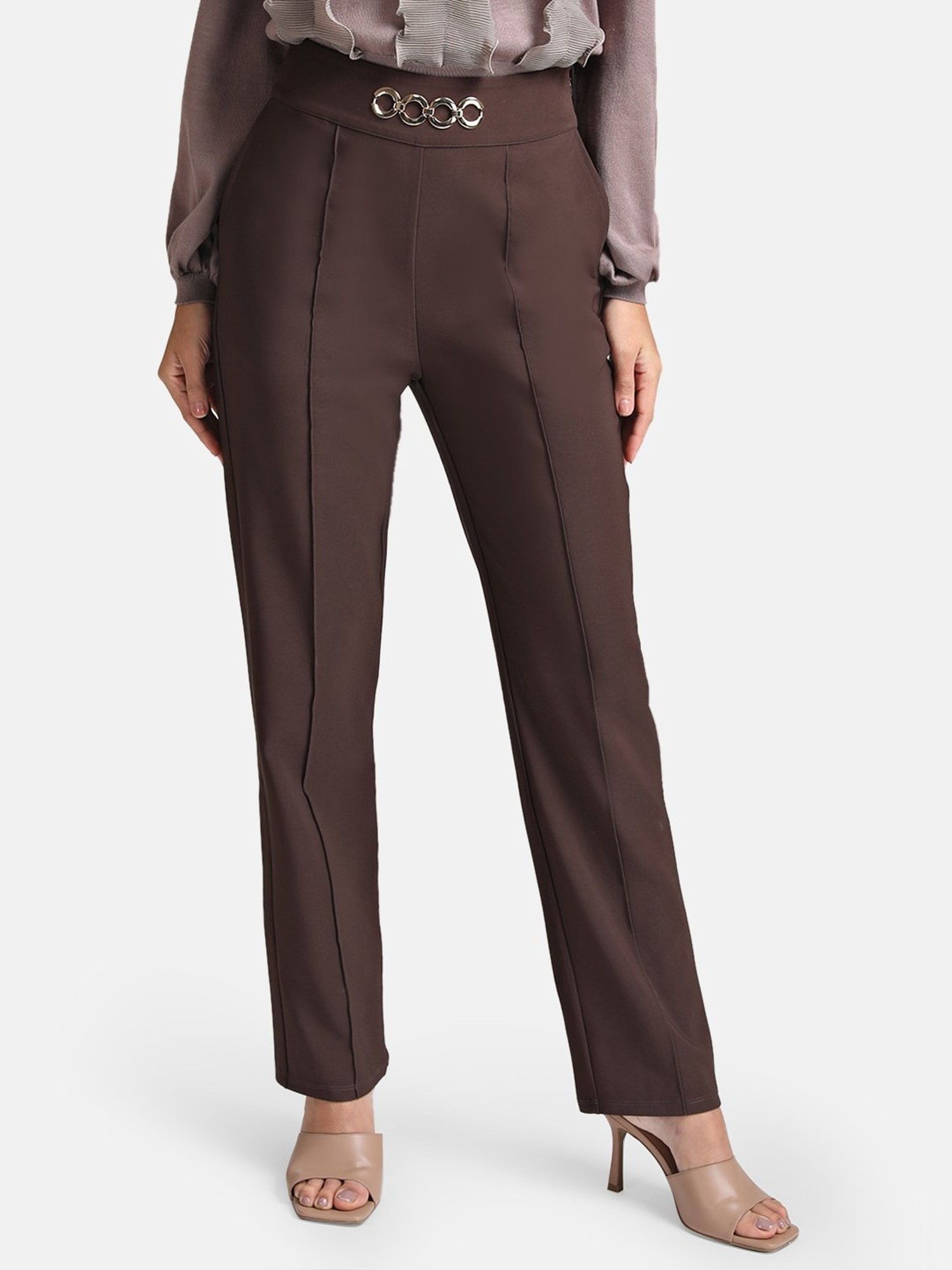Dark Brown What To Wear With Brown Pants Female  Buy and Slay