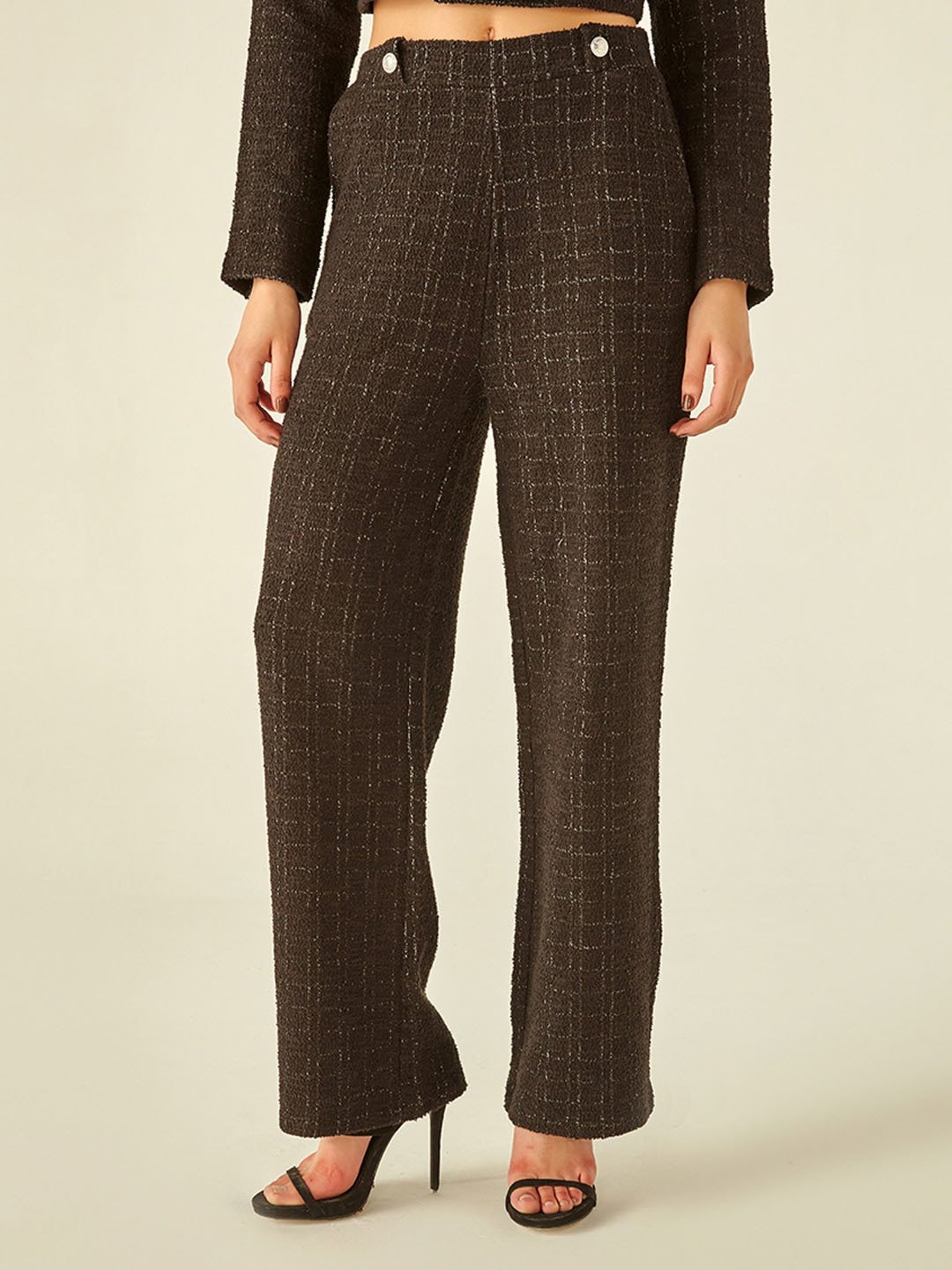 Lewisham Pure Shetland Ladies Wool Tweed Trousers  James Meade