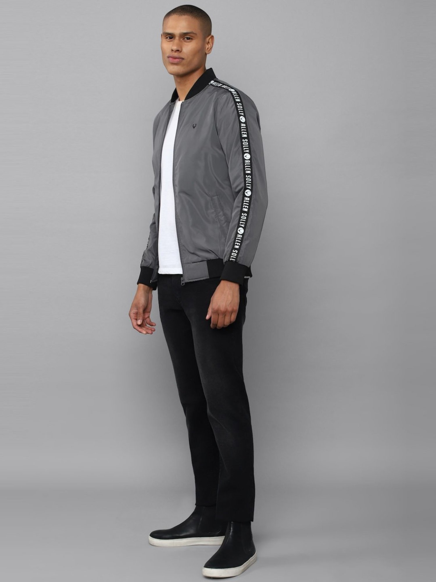 Buy Dark Grey Jackets & Coats for Men by ALLEN SOLLY Online | Ajio.com