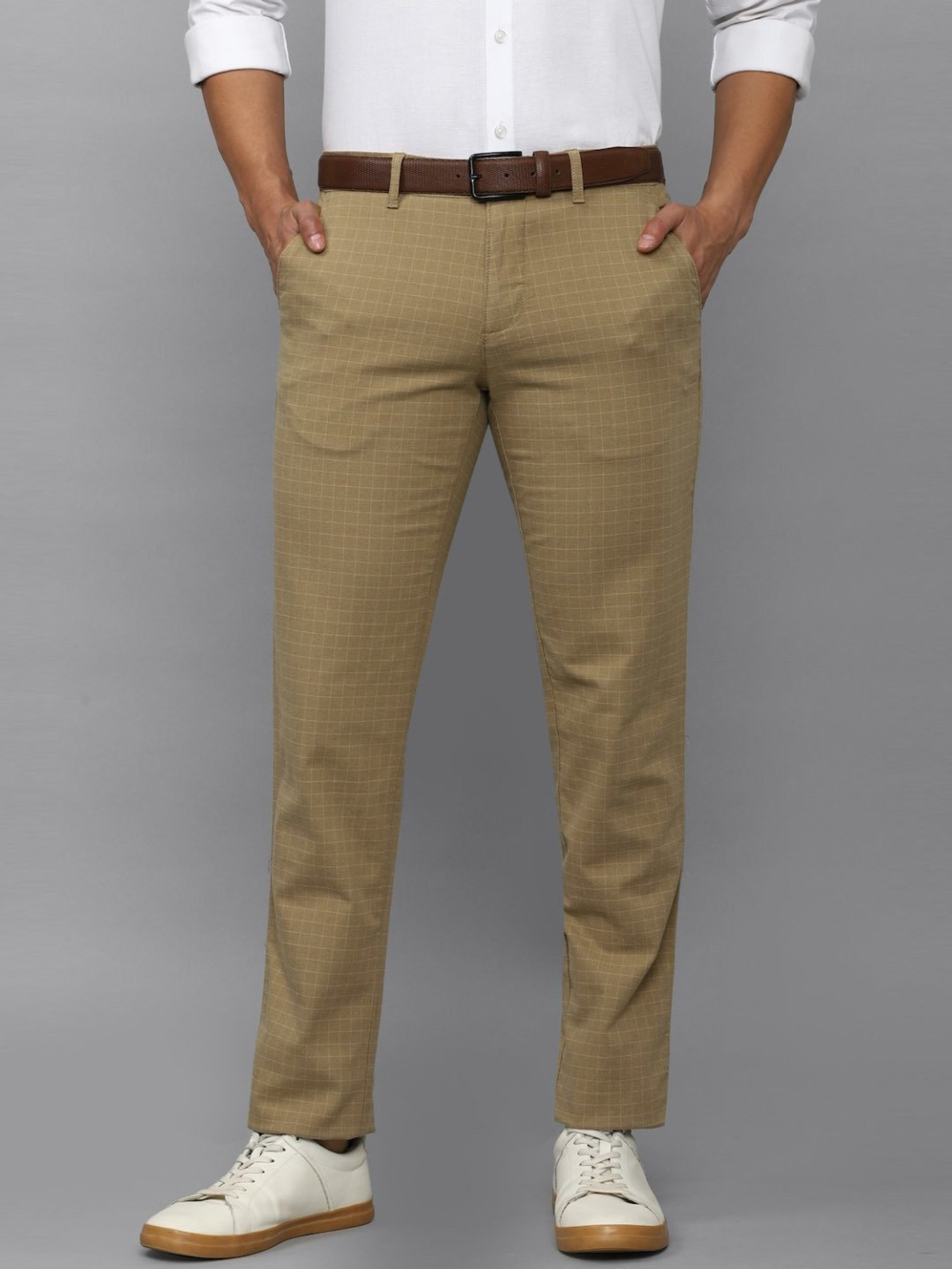 Louis Philippe Sport Casual Trousers  Buy Louis Philippe Sport Solid Olive  Trousers Online  Nykaa Fashion