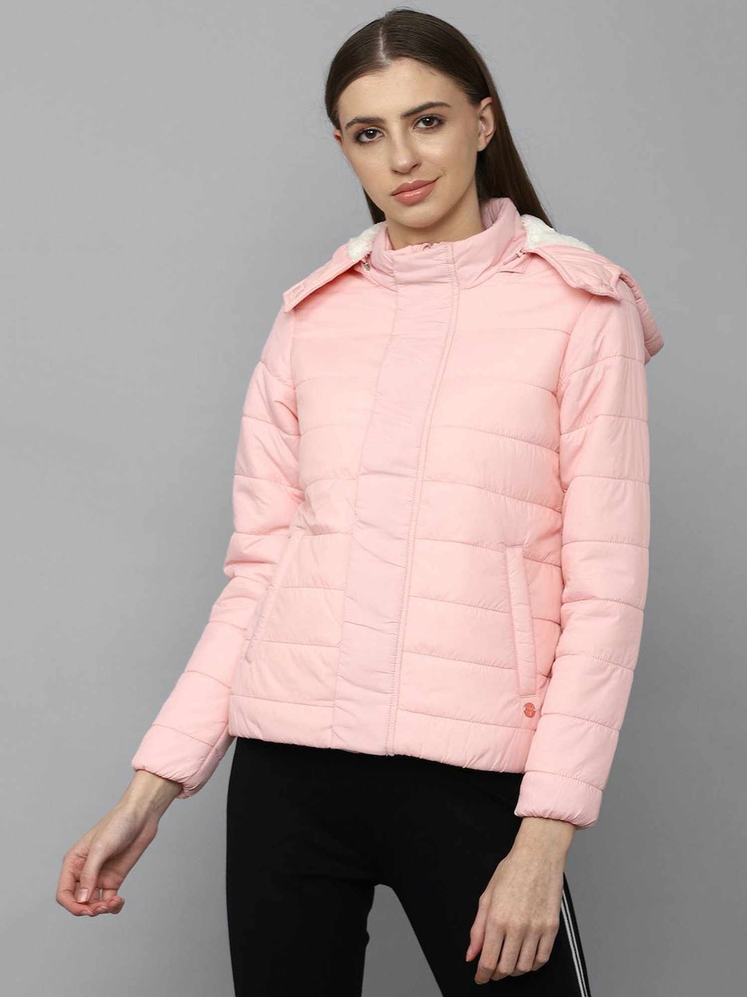 Buy Allen Solly Navy Cotton Jacket for Women Online @ Tata CLiQ