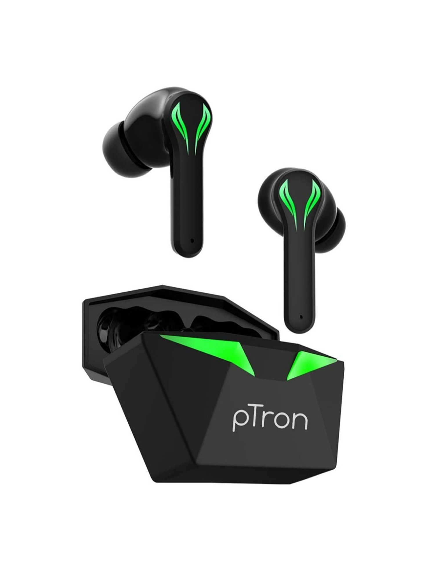 Ptron bassbuds pro offers total playtime best sale of up to hrs with charging case