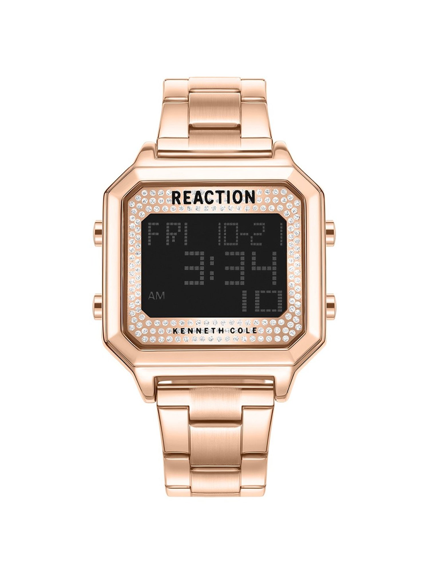 Rose gold digital watch hot sale women's