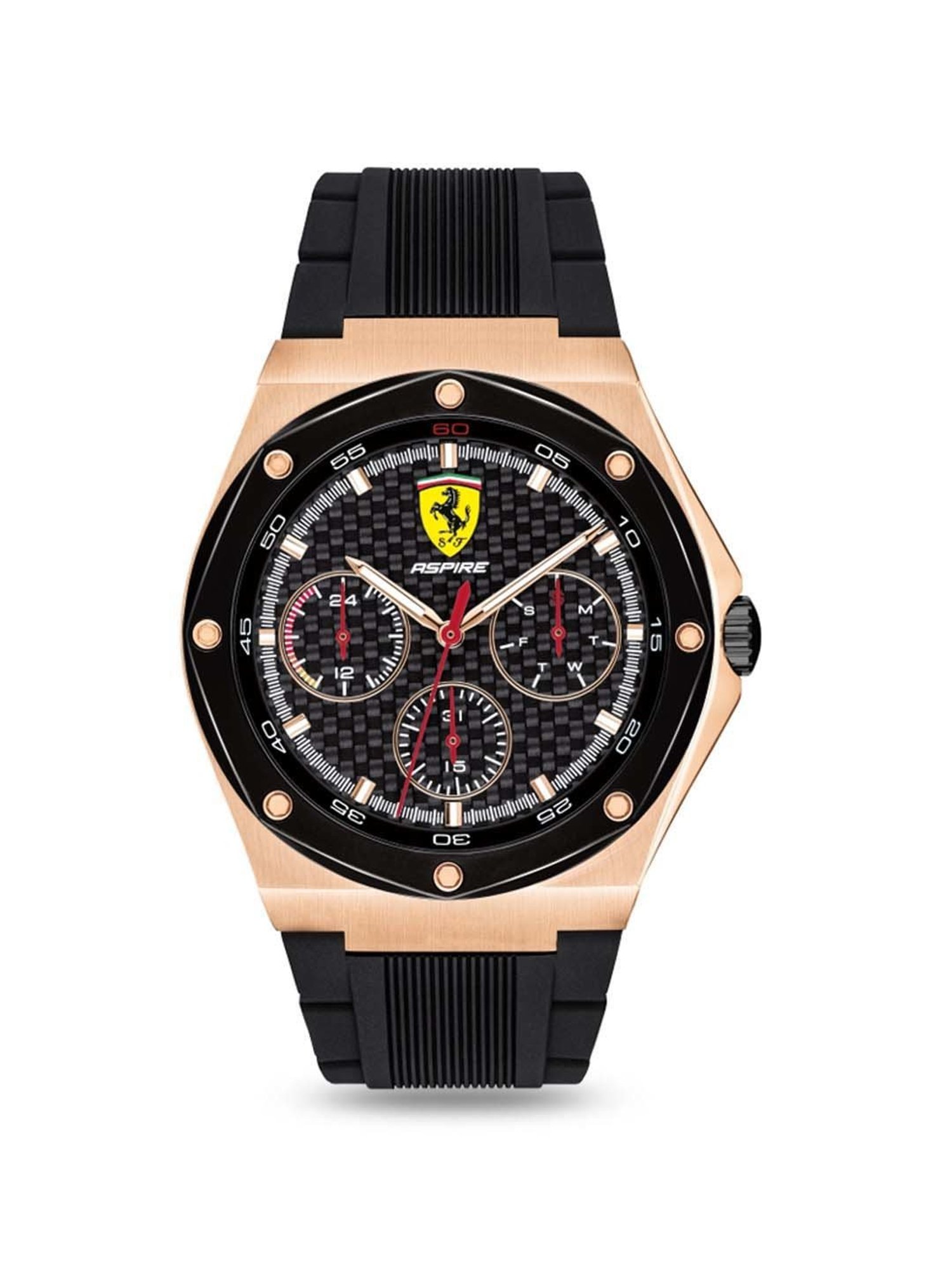 Ferrari Watch, Aspire Multifunction Mens, Gold, 2019