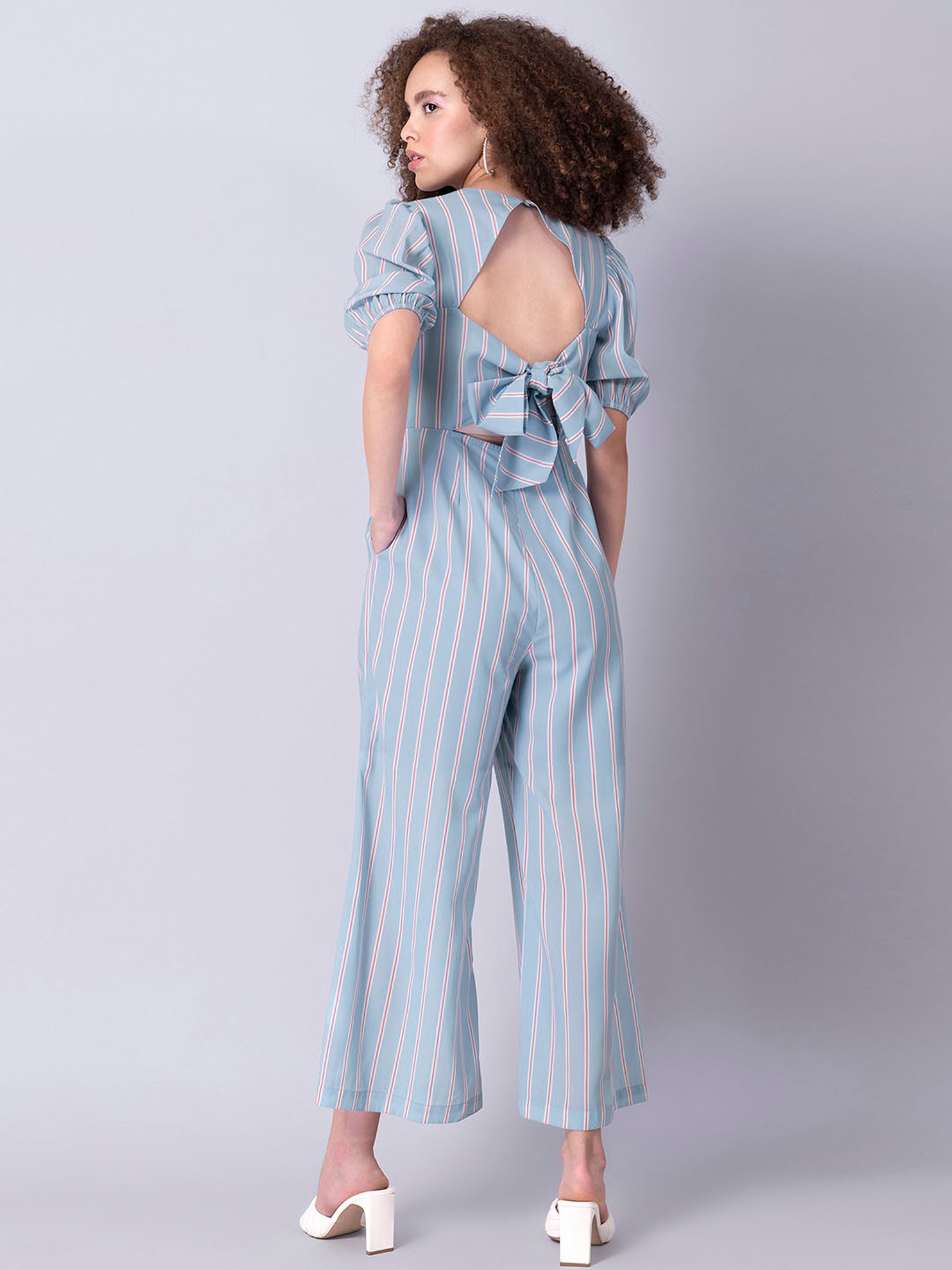 Buy FabAlley Maroon Strappy Front Knot Jumpsuit Online | ZALORA Malaysia