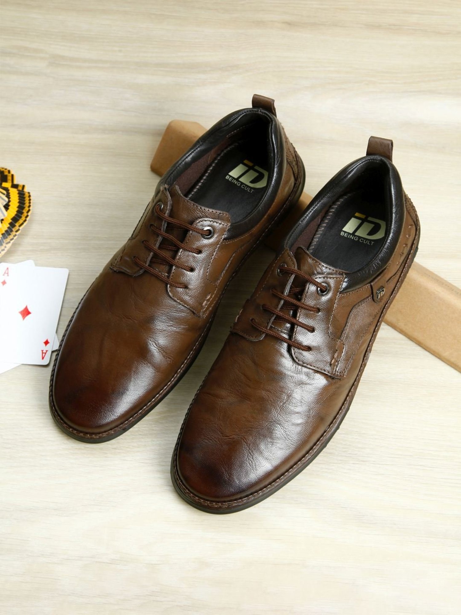 Buy Louis Philippe Men's Brown Derby Shoes for Men at Best Price @ Tata CLiQ