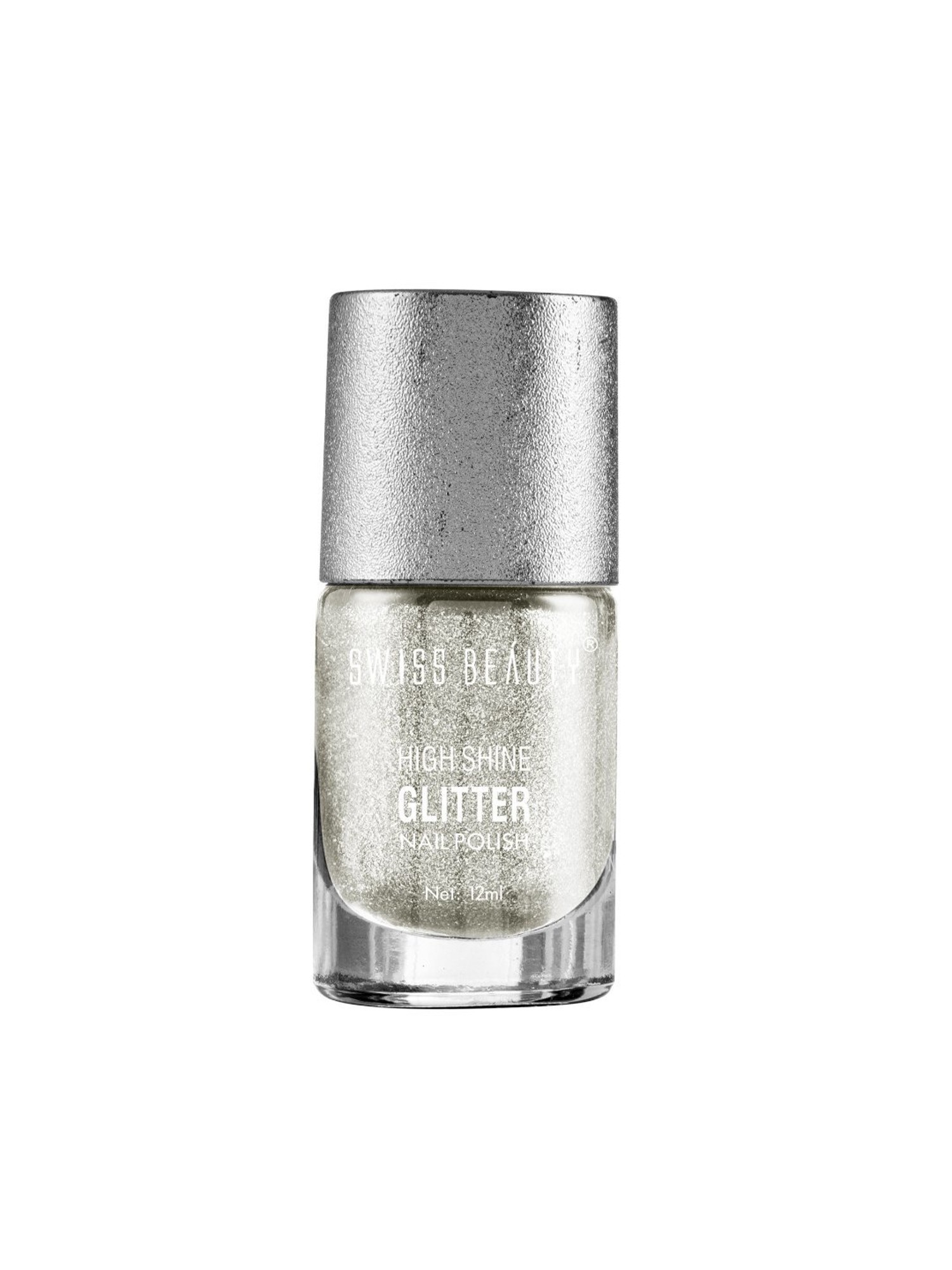 Swiss Beauty High Shine Glitter Nail Polish - (Shade-04, 12ml)
