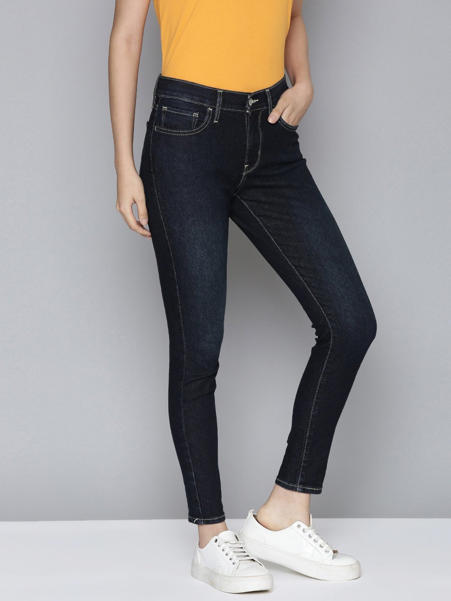 Premium Denim Jeans in Vintage Dark-Wash - Grace and Lace