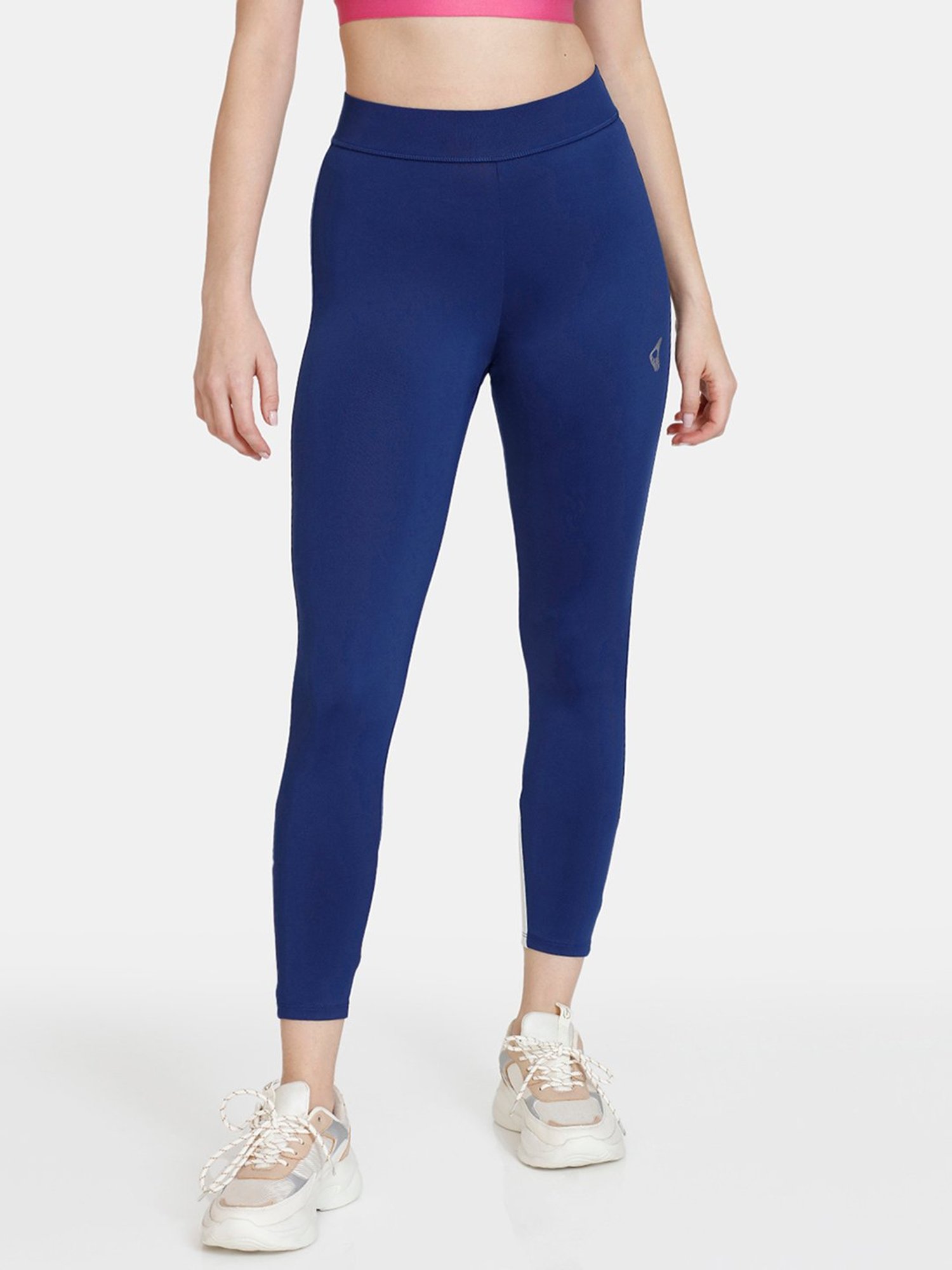 Buy Zelocity by Zivame Blue Rapid Dry Tights for Women's Online