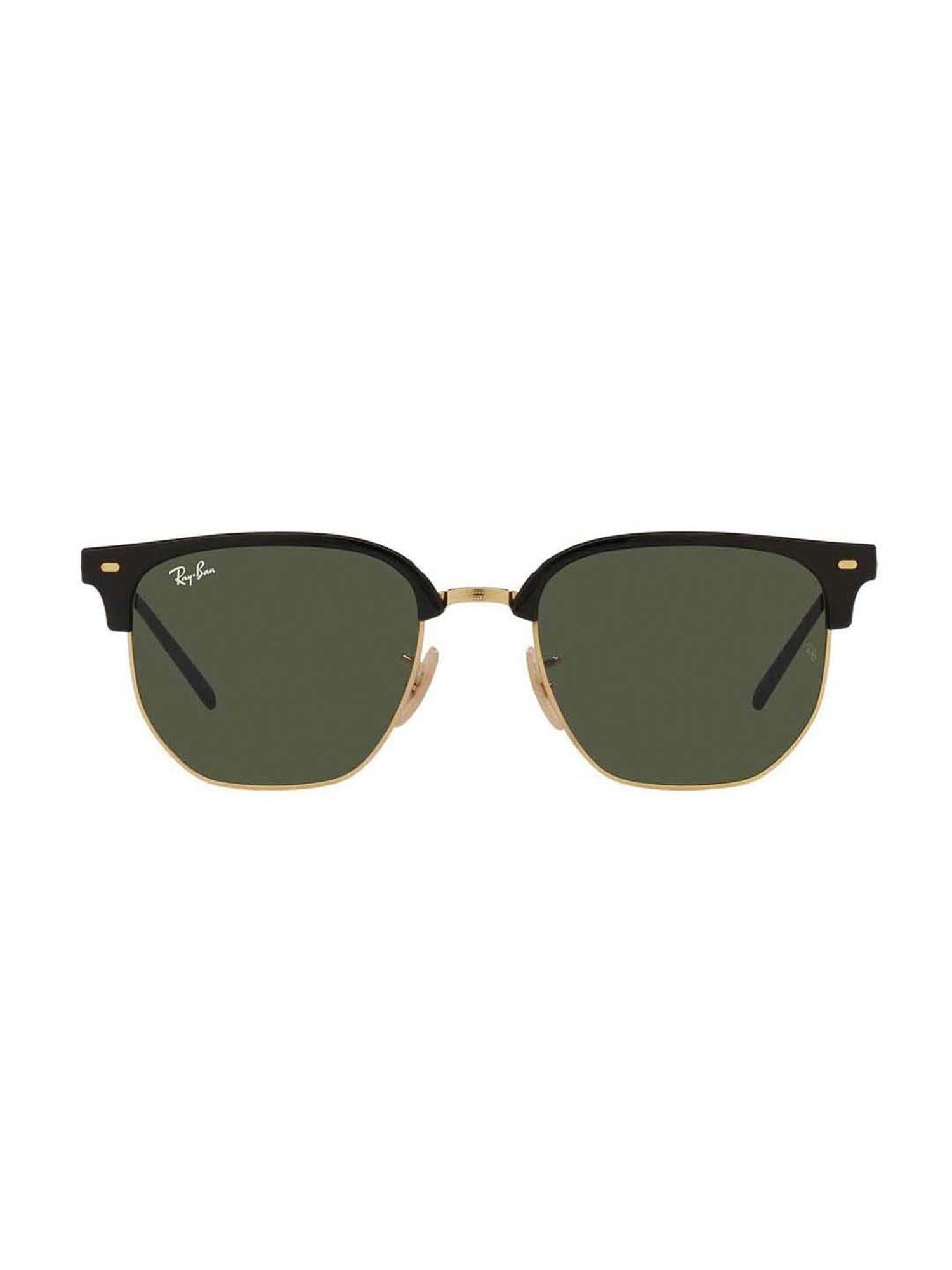 Ray-Ban RB4416 New Clubmaster Sunglasses Gold and Green