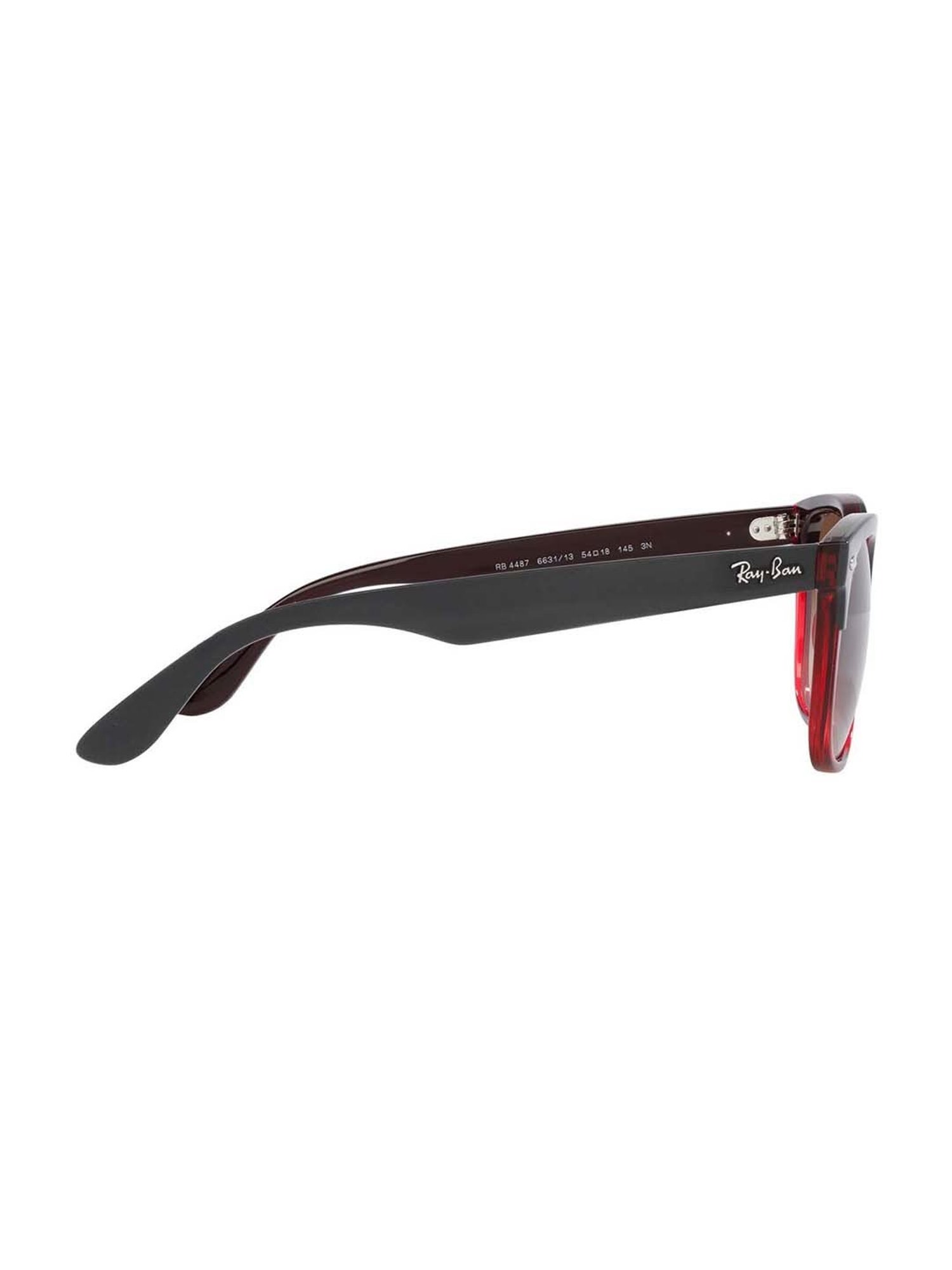 Buy DukieKooky Unisex Kids Red Frame & Black Lens Wayfarer Sunglasses online
