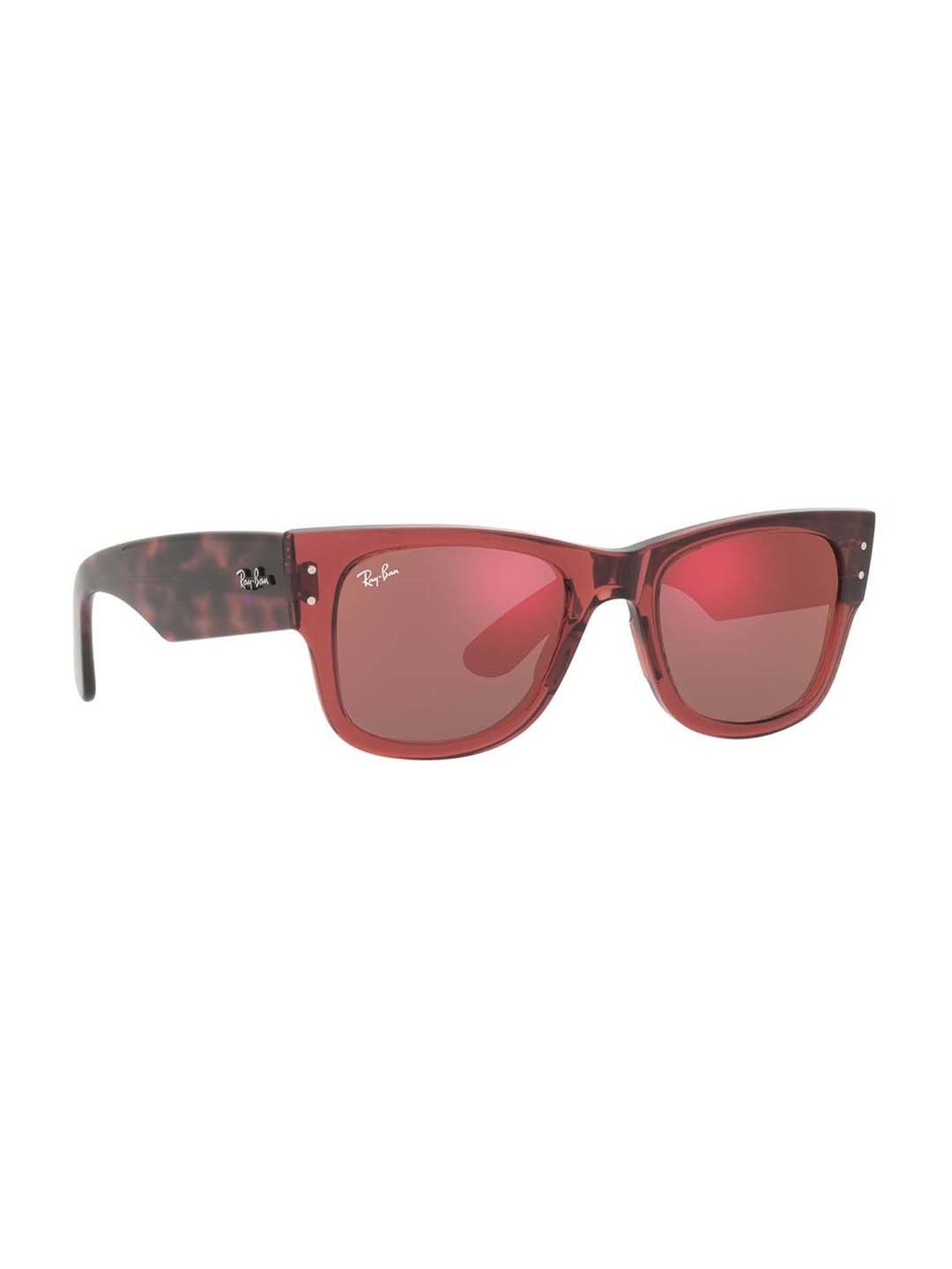ClearDekho Semi Transparent Sparkle Red Full Rim Round Kids Sunglasses |  5-8 Years - ClearDekho - Eyeglasses, Sunglasses, Contact Lens, Frames