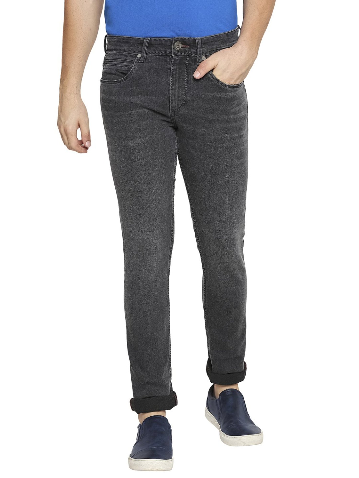 Buy CAMPUS SUTRA Light Wash Denim Regular Fit Men's Jeans | Shoppers Stop