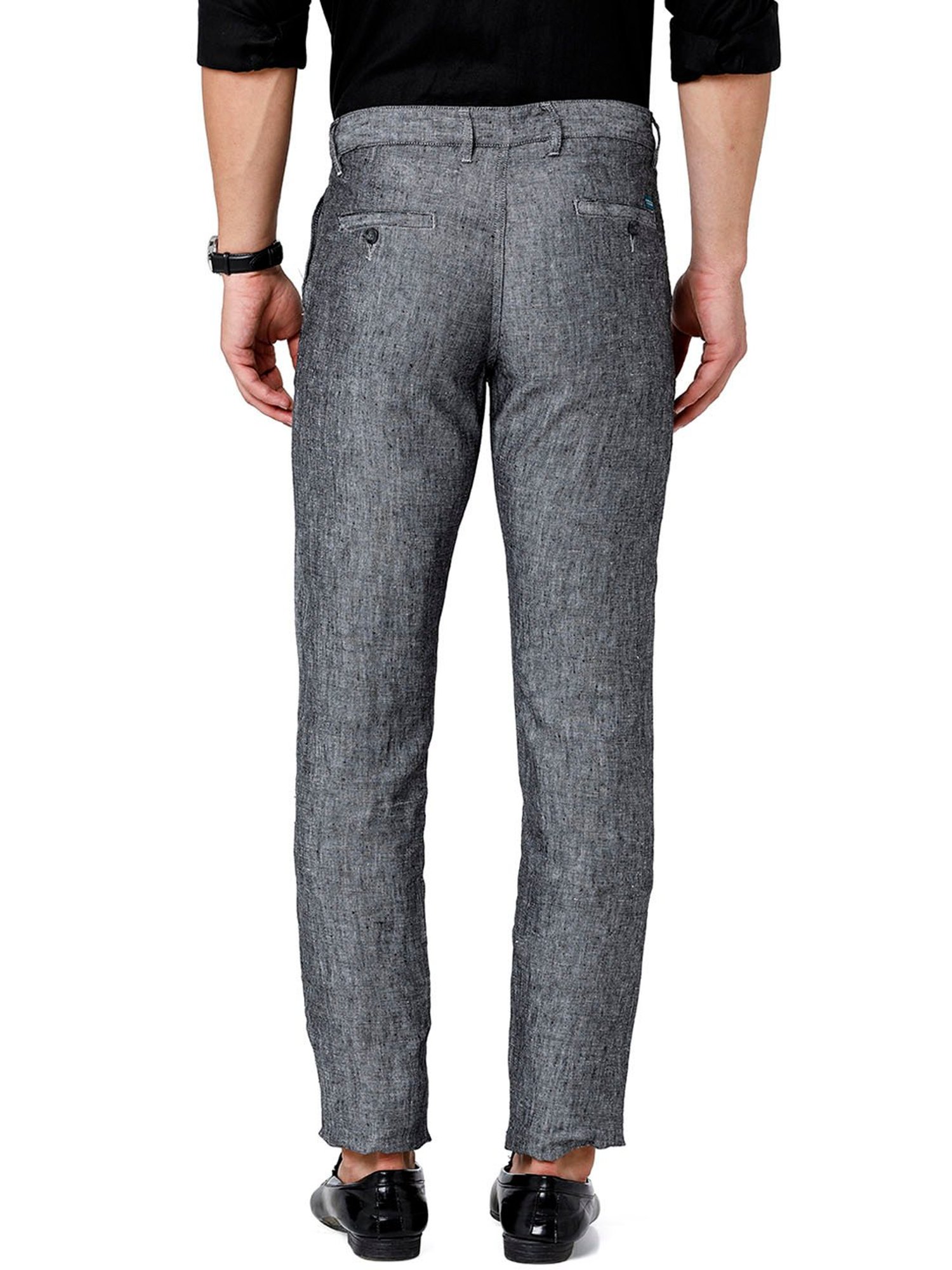 MR P SlimFit Grey Worsted Wool Trousers for Men  MR PORTER