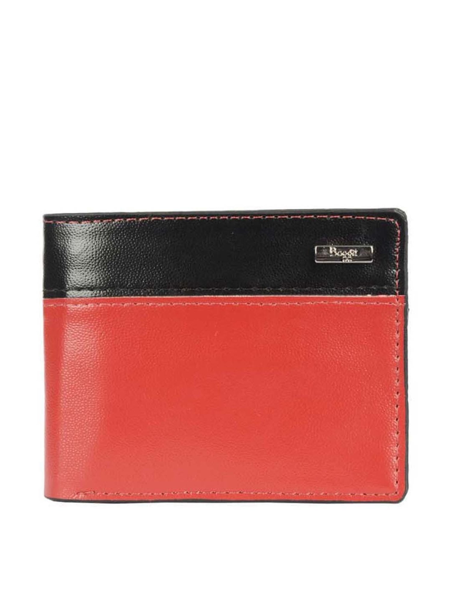 Buy Baggit Baggit Men Red Solid Two Fold Wallet at Redfynd