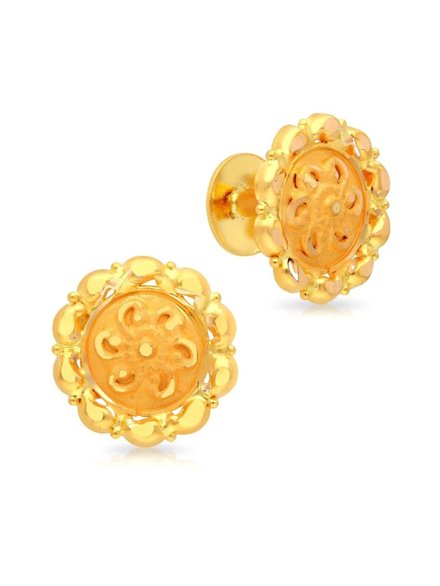 Buy Malabar Gold and Diamonds Precia 22k Gold Earrings Online At Best Price  @ Tata CLiQ