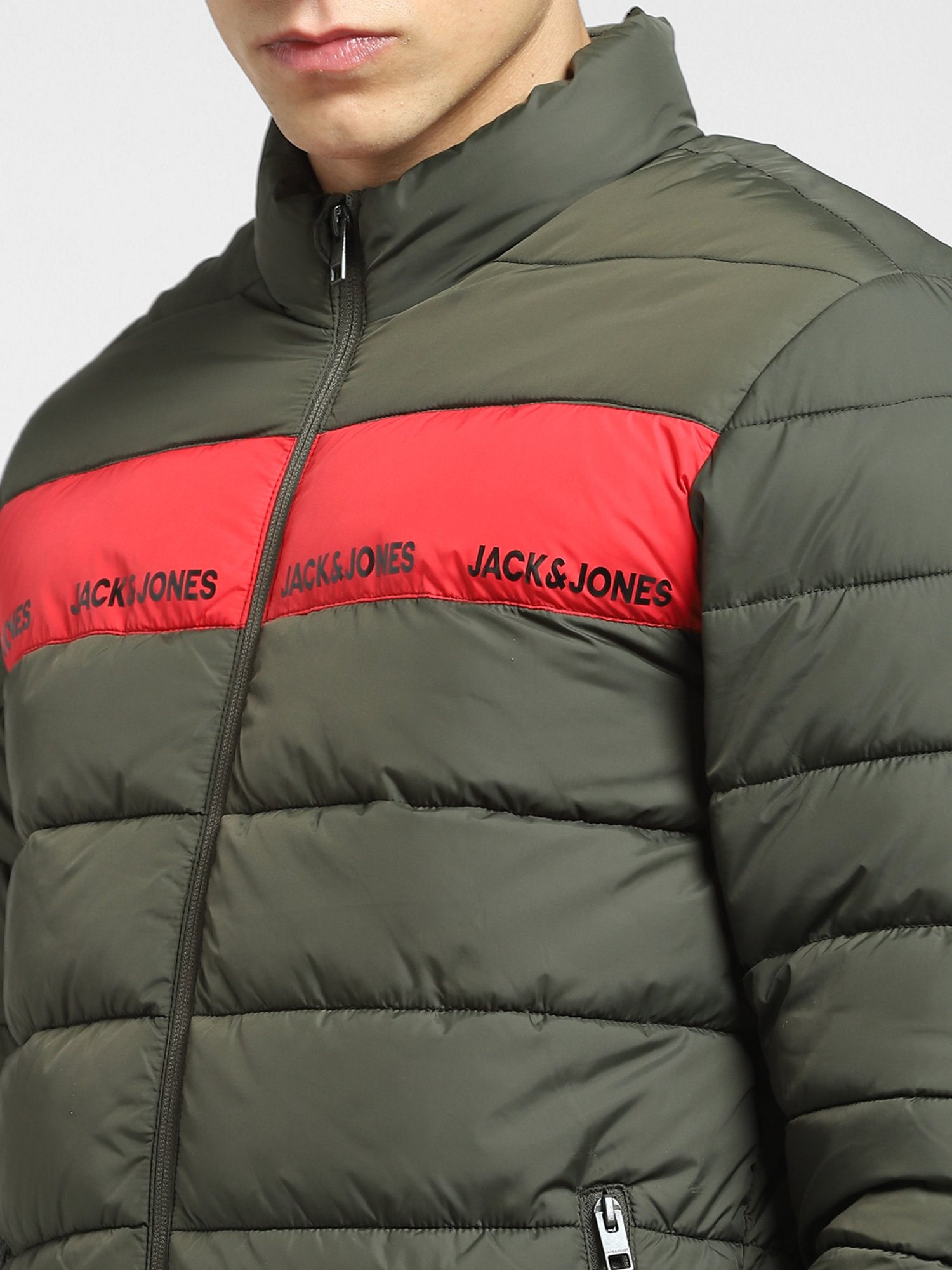 Jack & Jones Black Hooded Puffer Coat | New Look