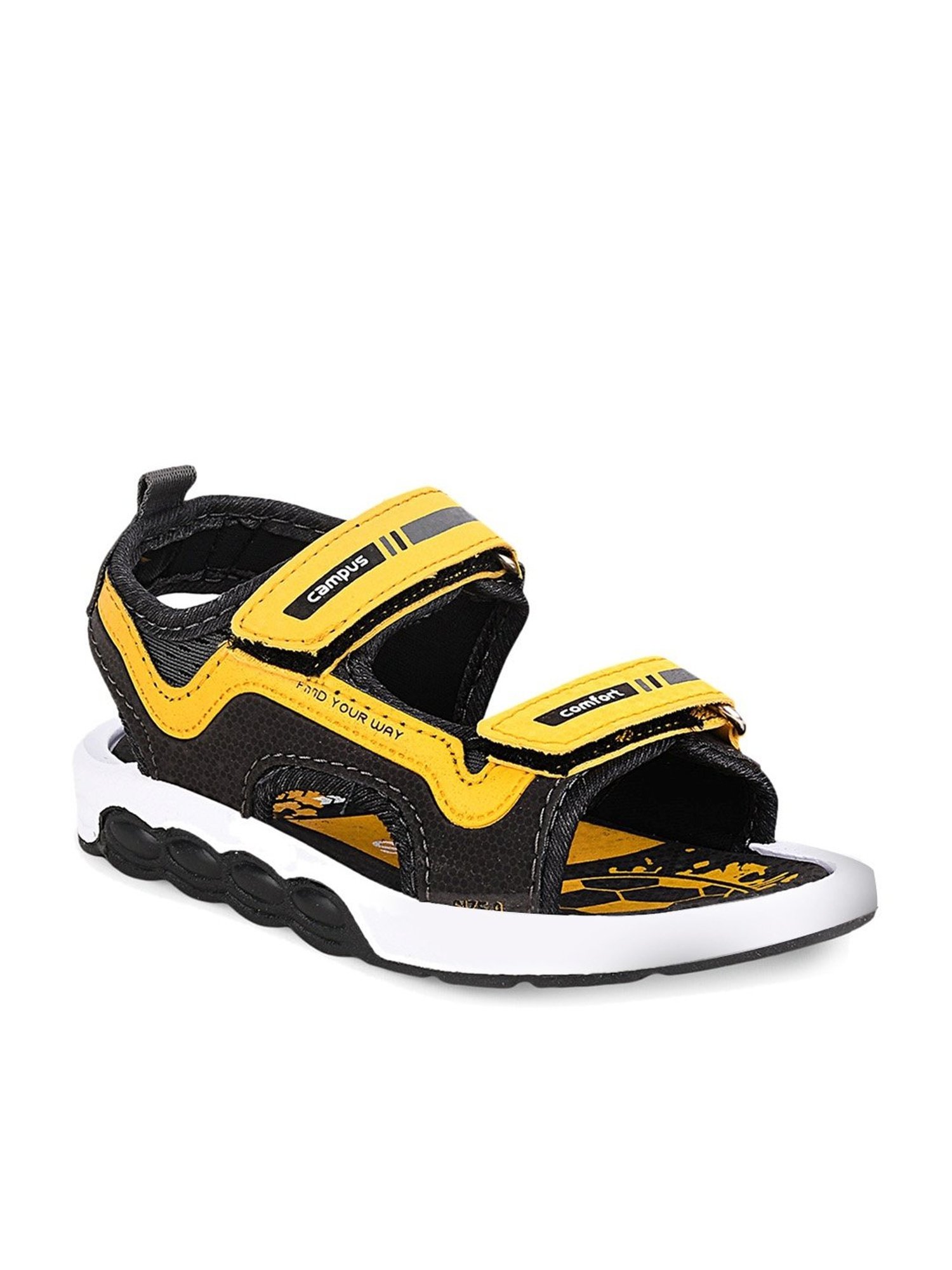 Buy Campus Kids Black & Red Floater Sandals for Boys at Best Price @ Tata  CLiQ