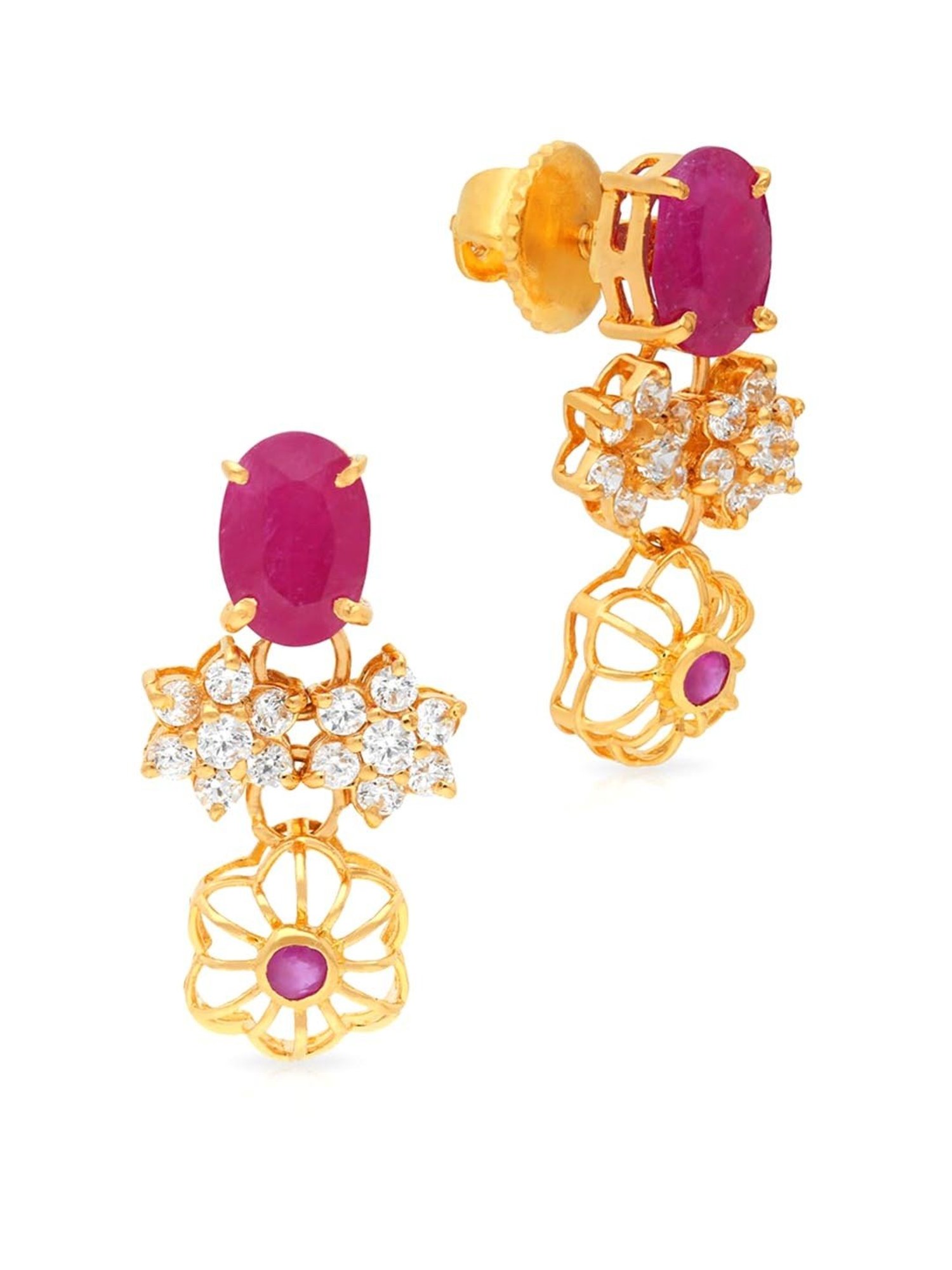 Shop Latest Gold Earrings for Women Online in India - Joyalukkas