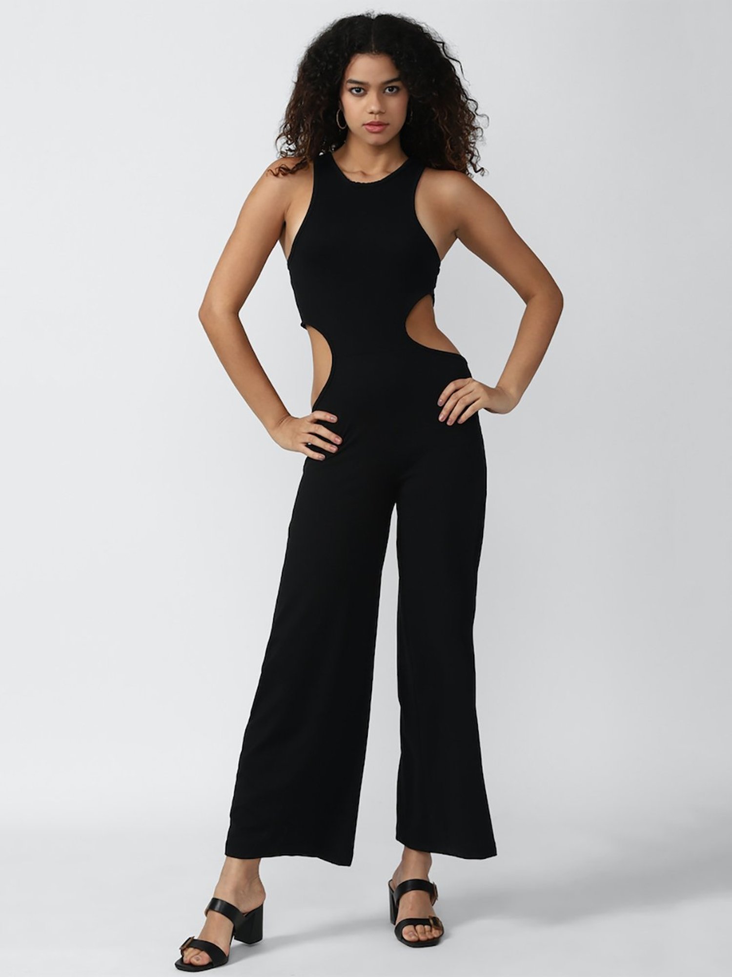 Black jumpsuit fashion women's forever 21