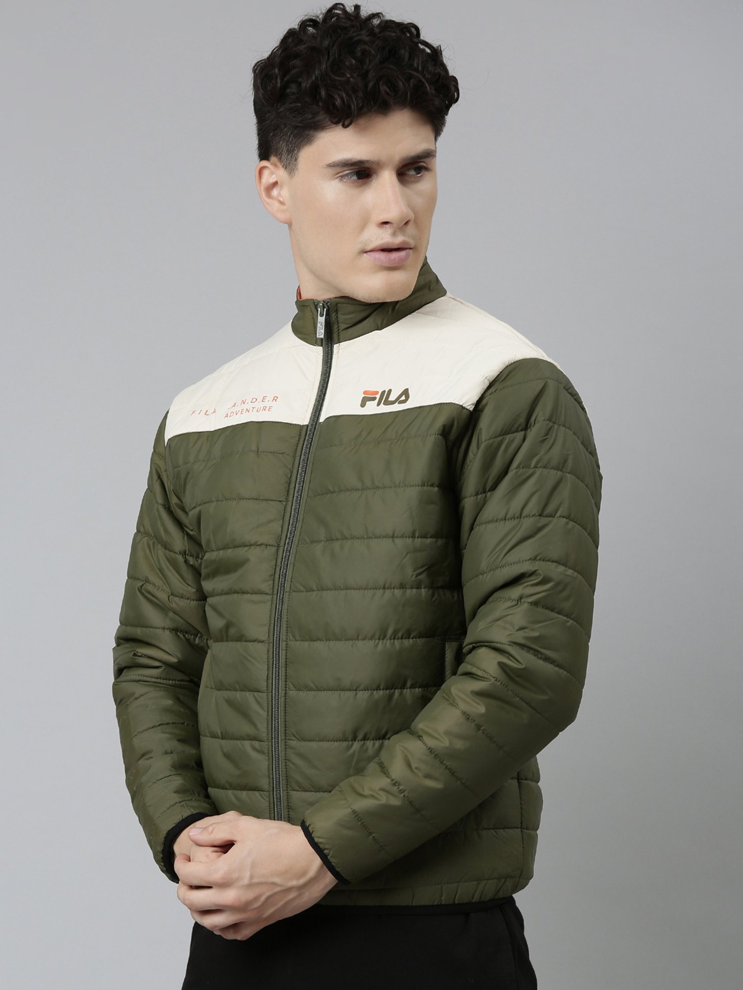 Fila jacket hot sale green