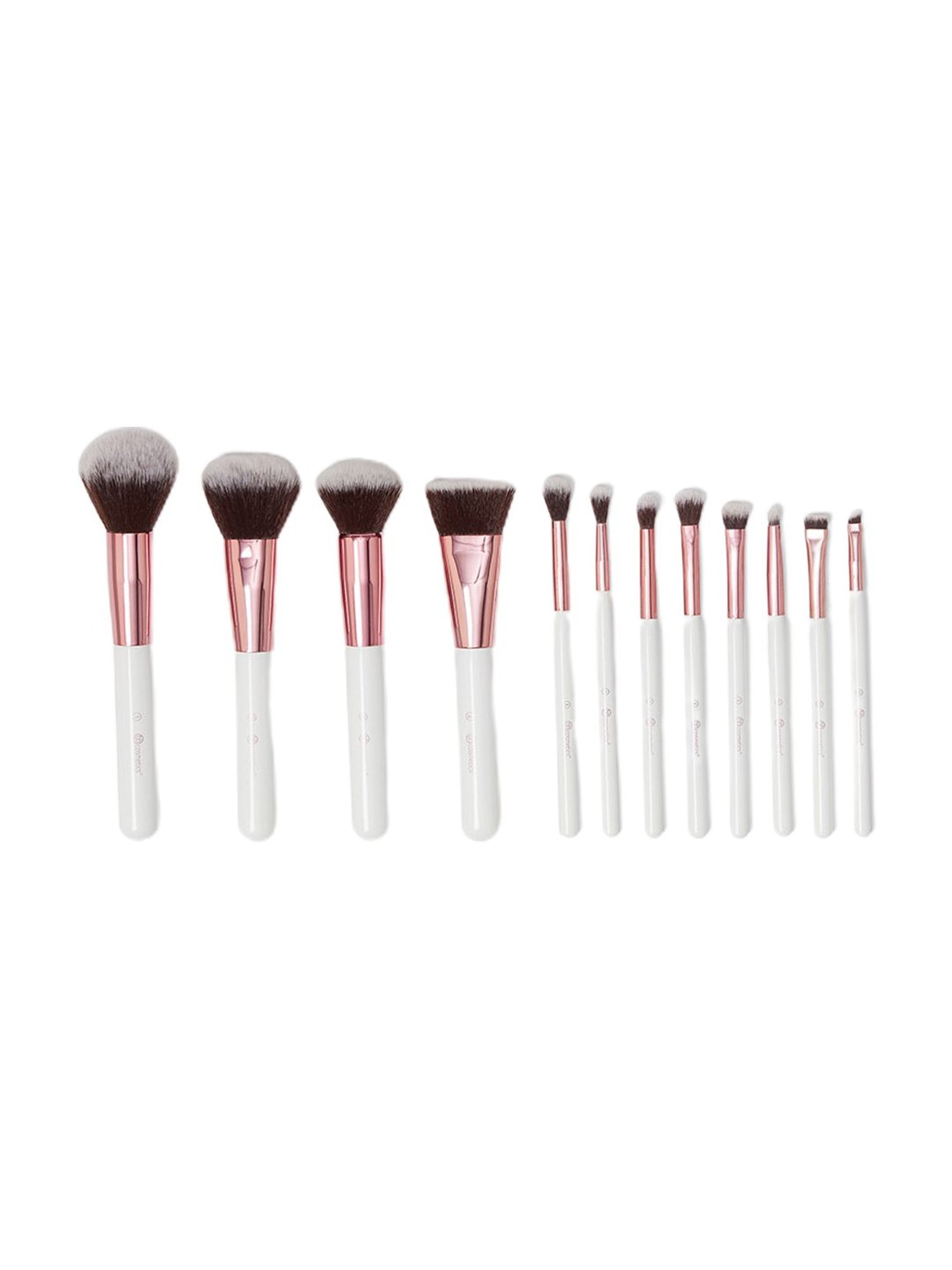 Buy BH Cosmetics Metal Rose Brush Set with Cosmetic Bag Online On Tata CLiQ  Palette