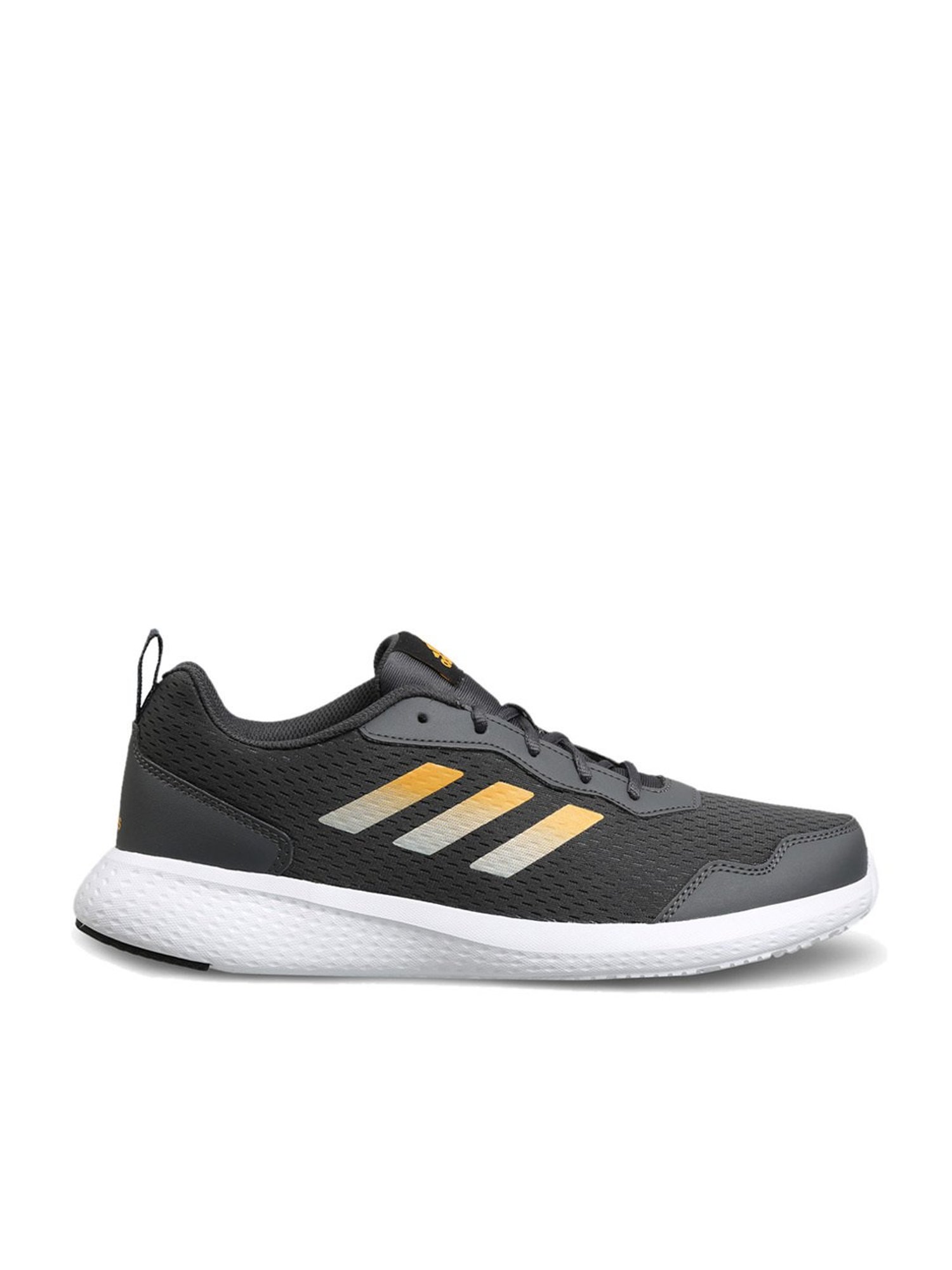 Adidas yking m hot sale black running shoes