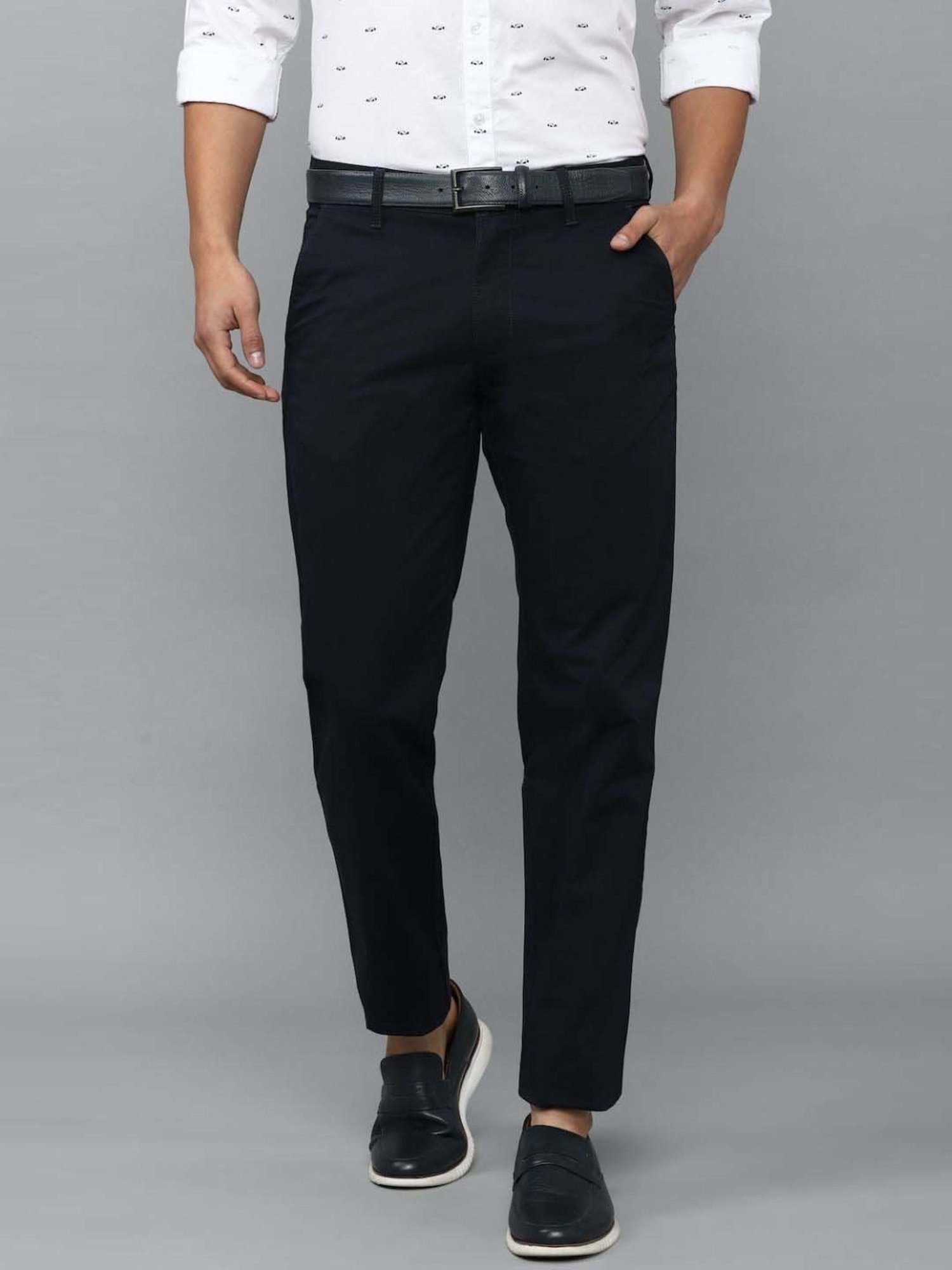 Buy Grey Trousers & Pants for Men by LOUIS PHILIPPE Online