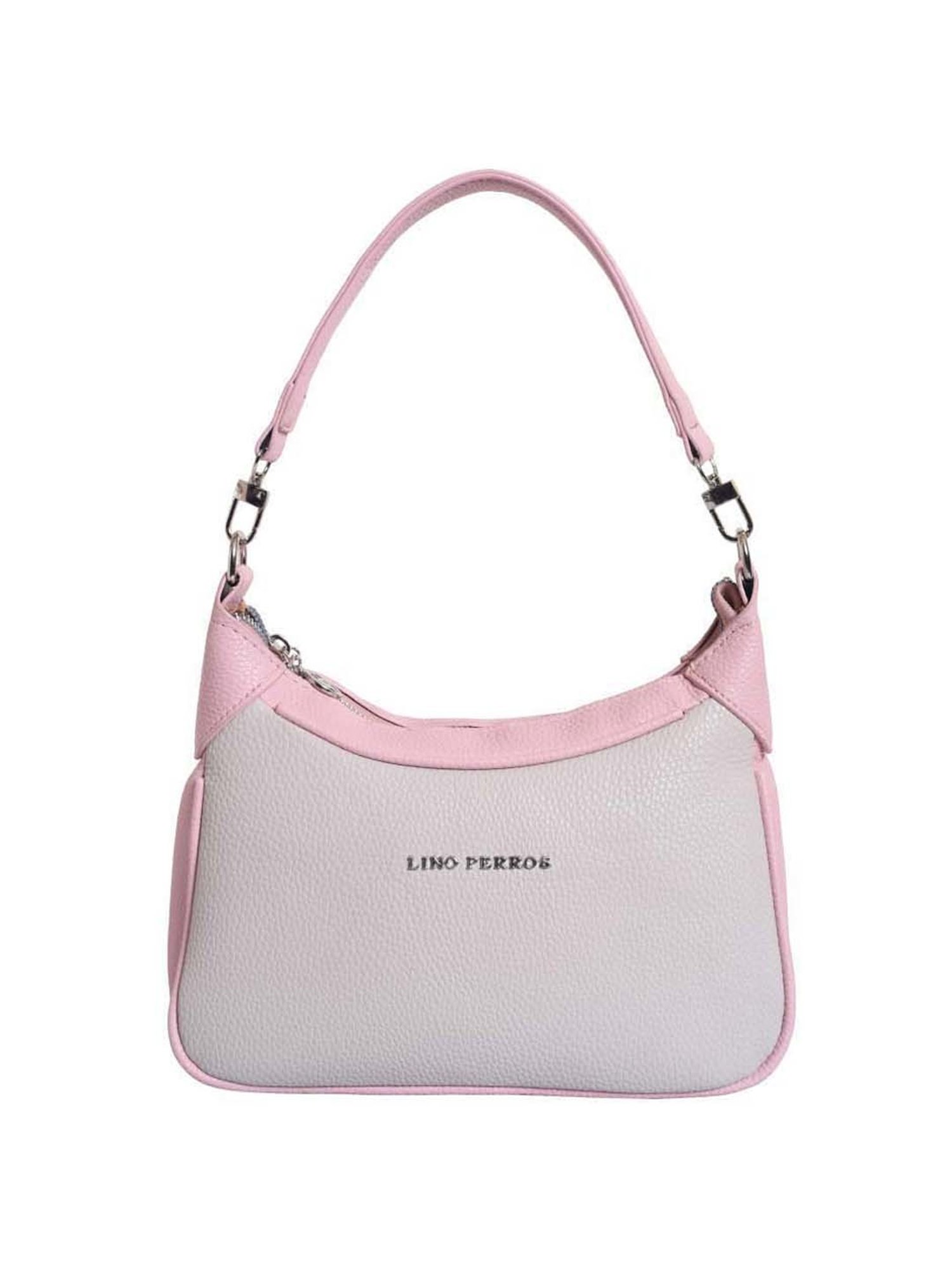 Lino Perros Women's Pink Synthetic Leather Hobo