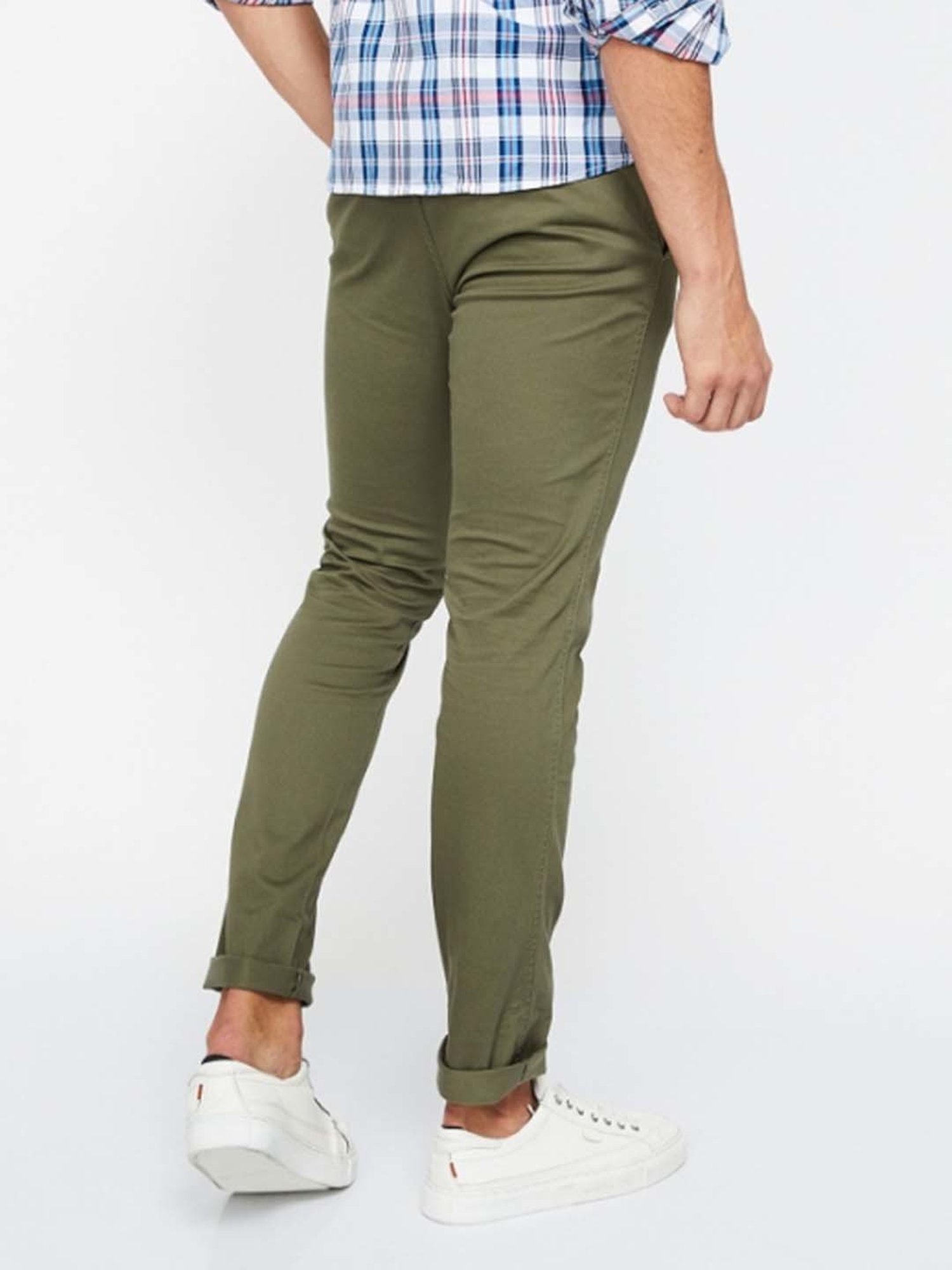 Buy Polyester Trousers & Pants for Men by BLACKBERRYS Online | Ajio.com