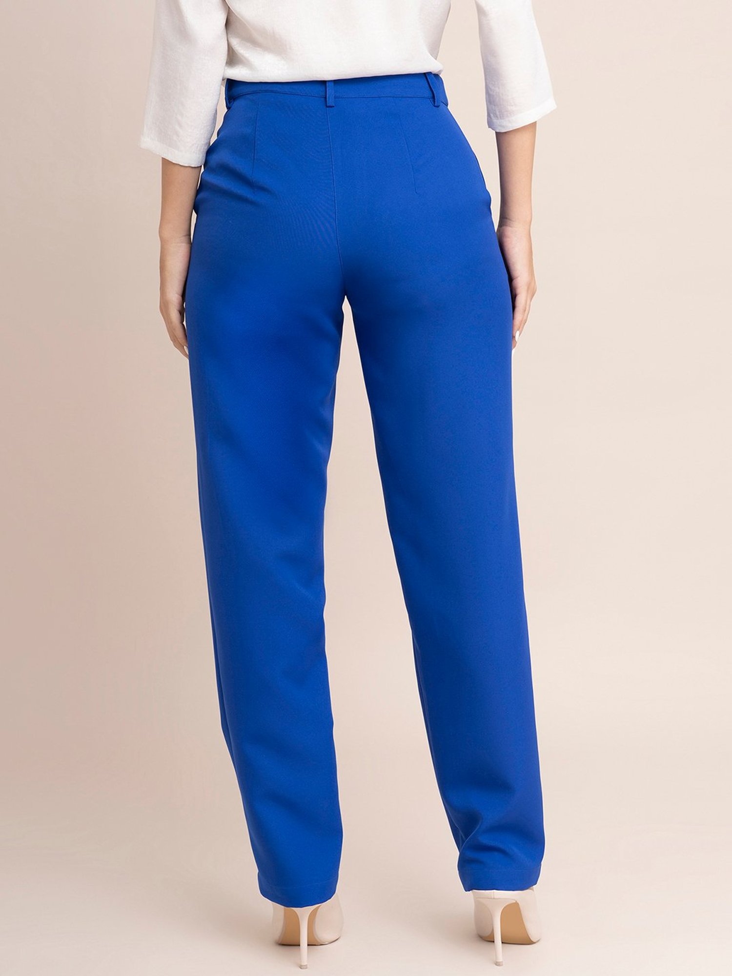 LUX LYRA Slim Fit Women Light Blue Trousers - Buy LUX LYRA Slim Fit Women  Light Blue Trousers Online at Best Prices in India | Flipkart.com
