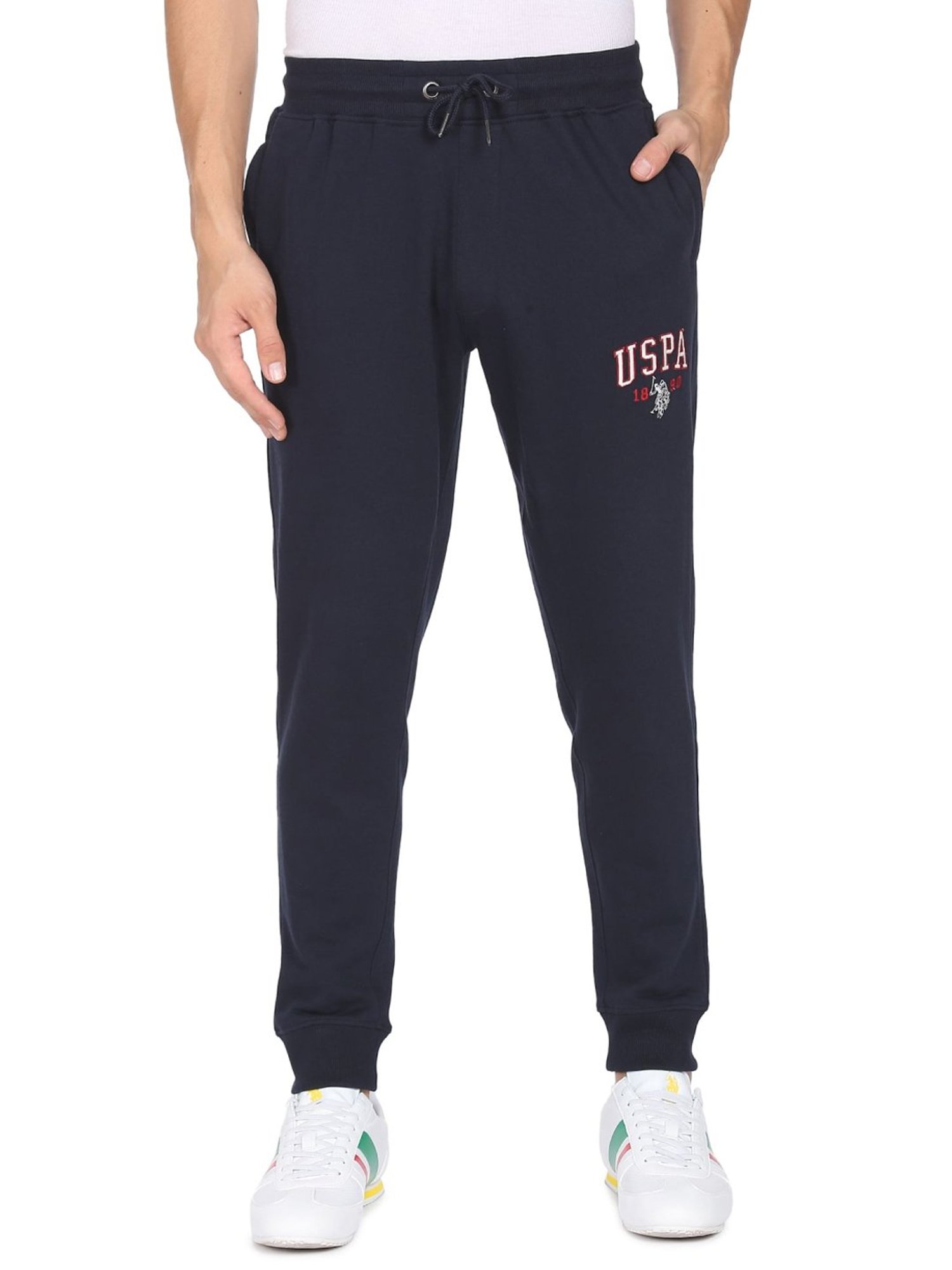US POLO ASSN. Unisex Track Jogger Draw String Sweat Pants Running Active  Sports. | eBay