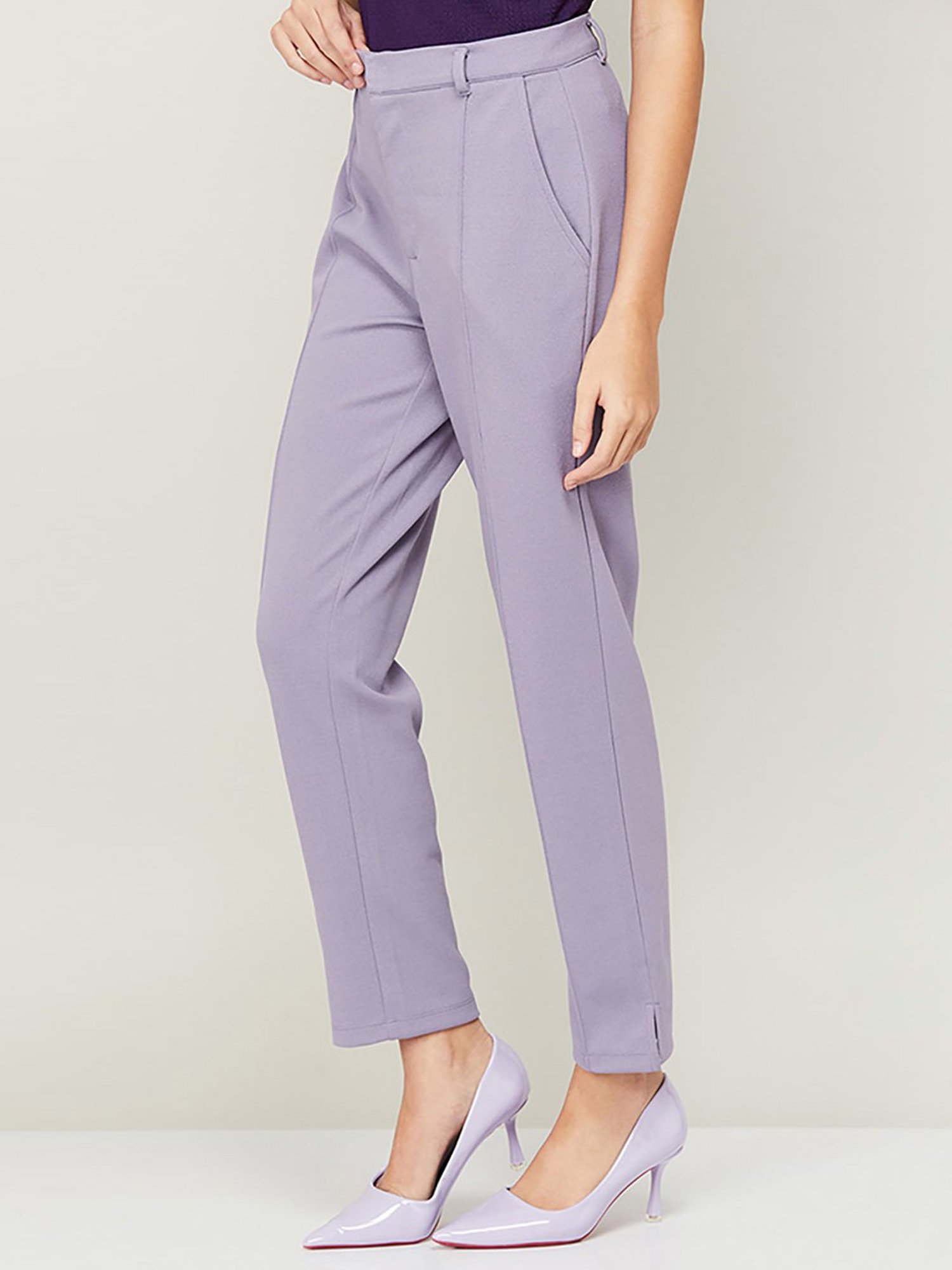 Lilac Pants Pants - Shop Women's Pants | Modanisa