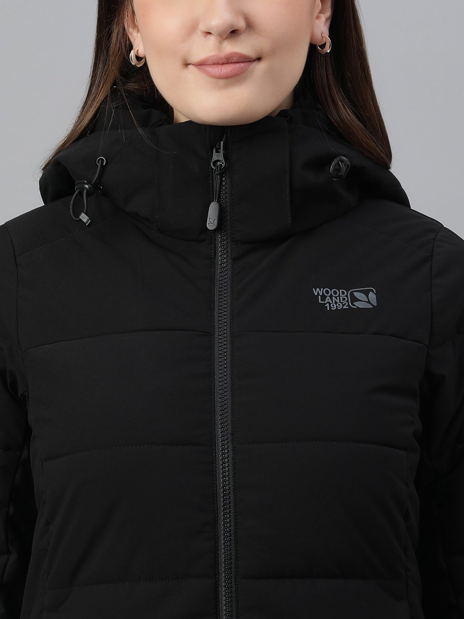 Buy Woodland Womens Nylon Casual Regular Jacket (Green, S) at Amazon.in