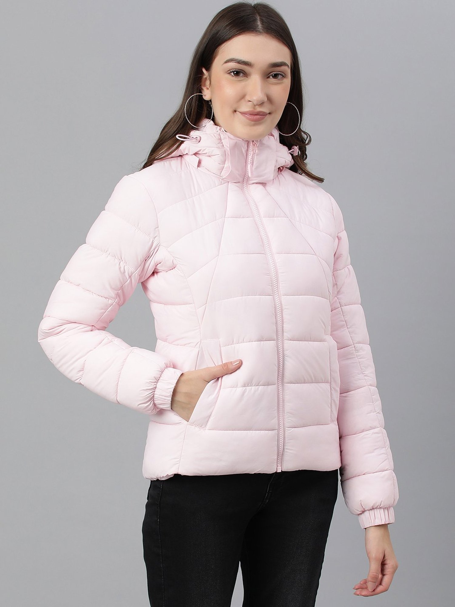 Plt Ski Pink Funnel Neck Oversized Collar Coat | PrettyLittleThing USA