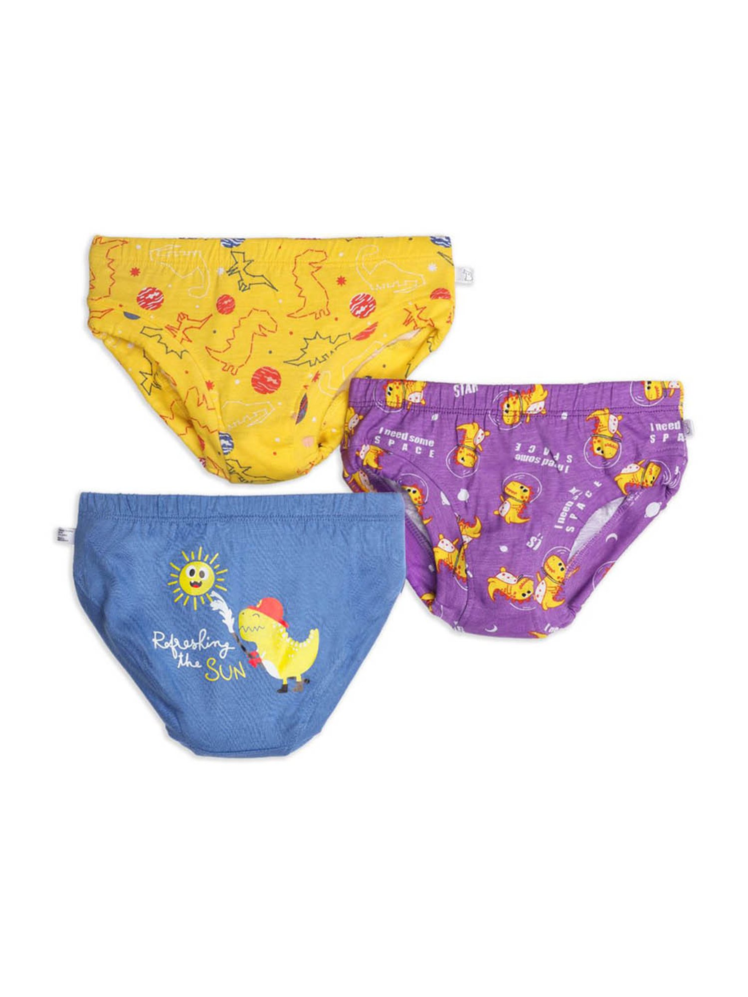 Buy SuperBottoms Kids Purple Printed Panty for Boys Clothing