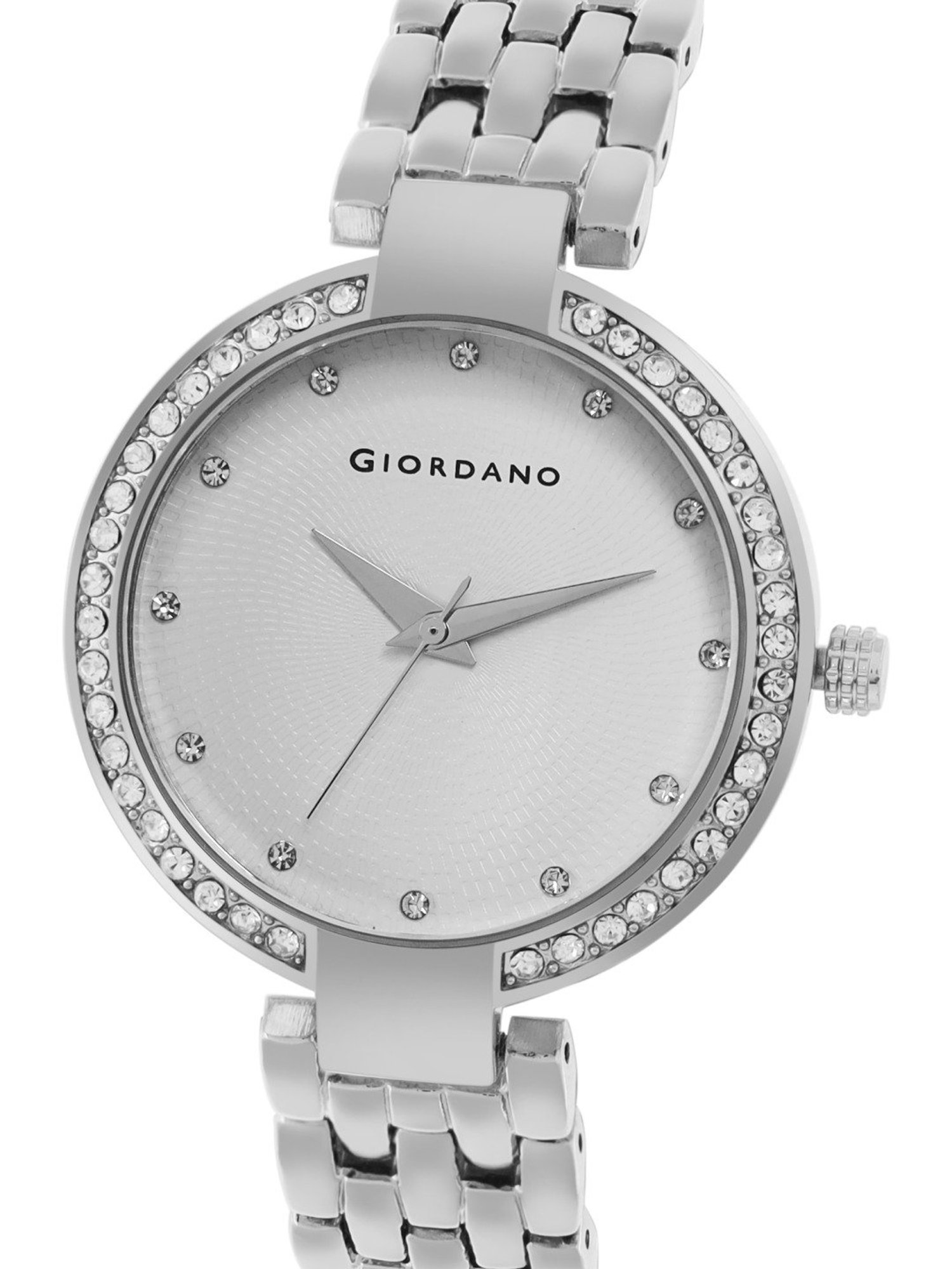 Amazon.com: Giordano Eleganza Collection Analogue Watch for Women Crystal  Studded Dial with Color Variant, Ladies Wrist Watch to Complement Your  Look, Gift for Women - GD4068, Dial : Brown Strap: Brown :