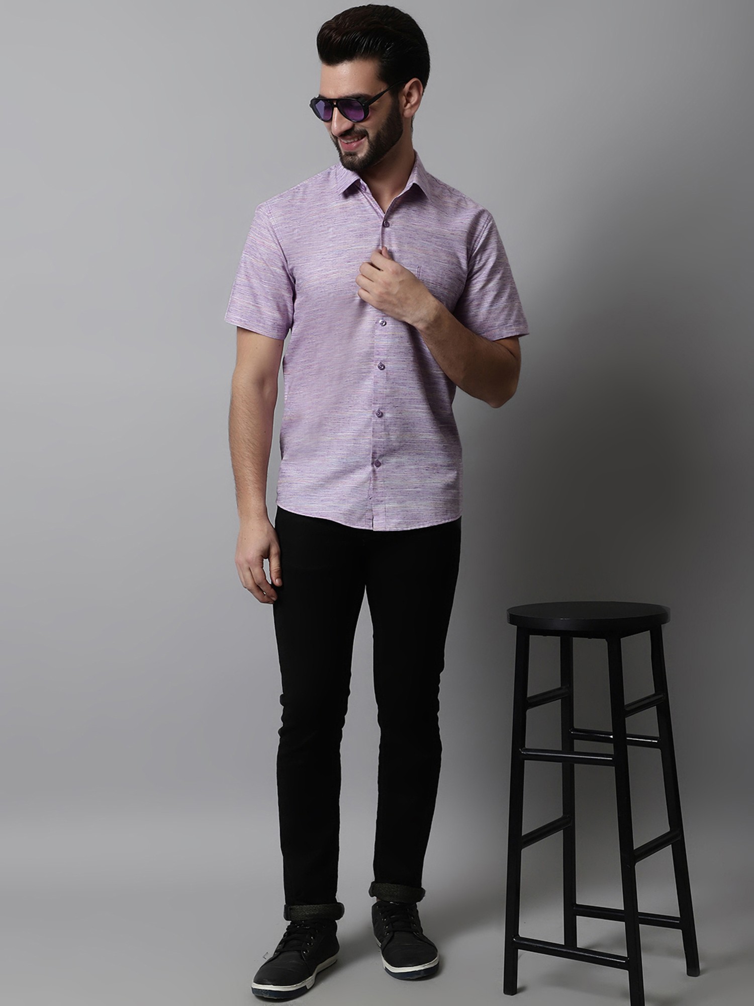 Buy Purple Shirts for Men by ARROW Online | Ajio.com