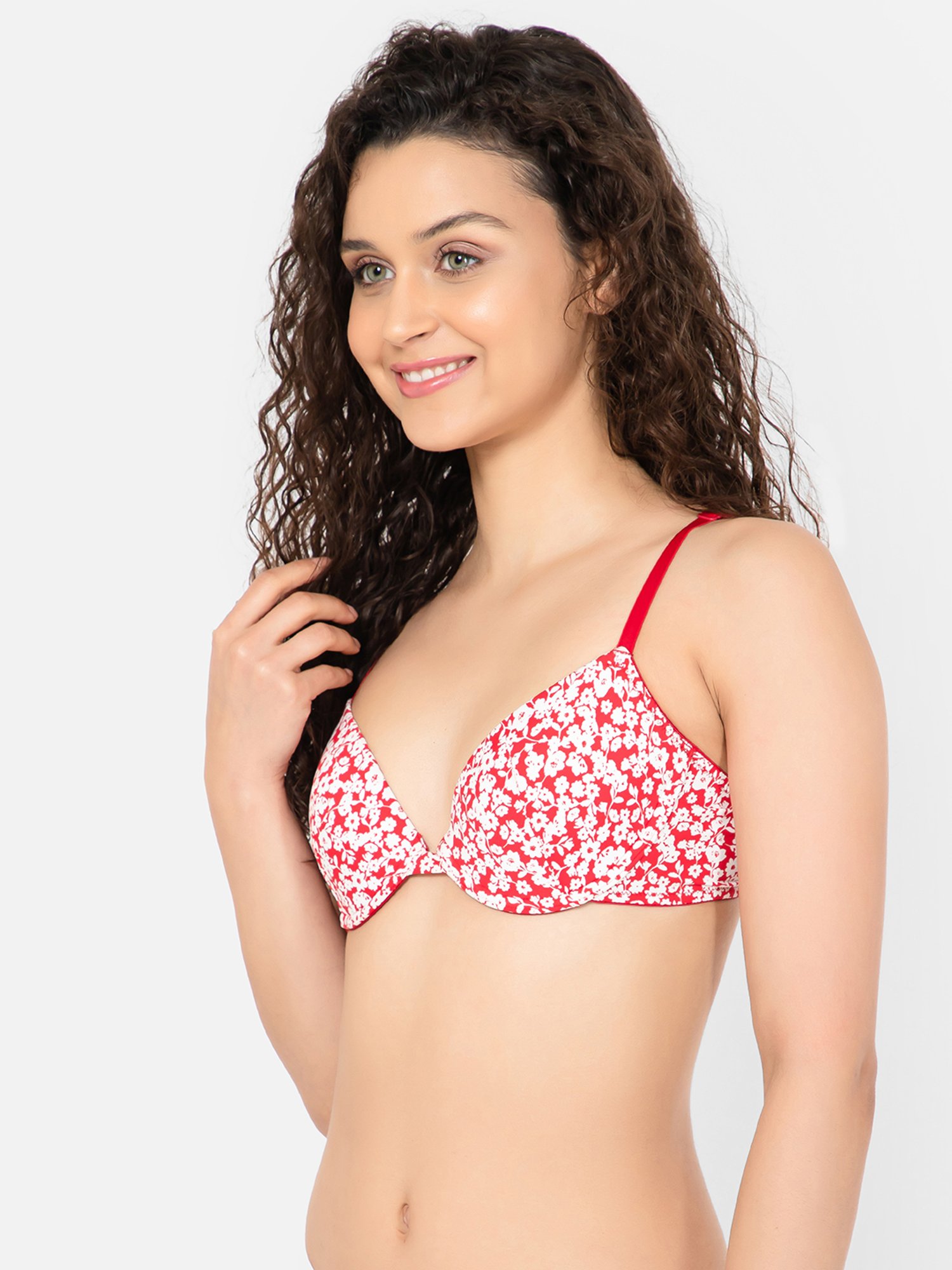 Buy Wunderlove Dusty Rose Invisible Full Coverage Bra from Westside