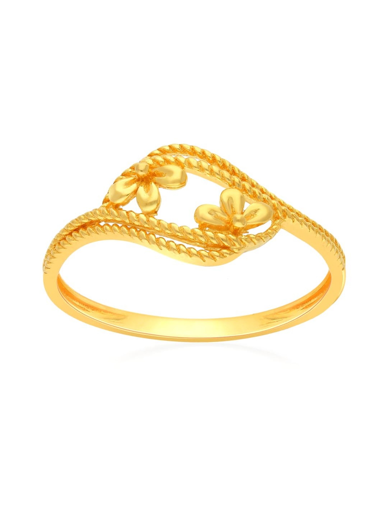 Buy Stylish Rectangle Design Kid's Gold Ring- Joyalukkas