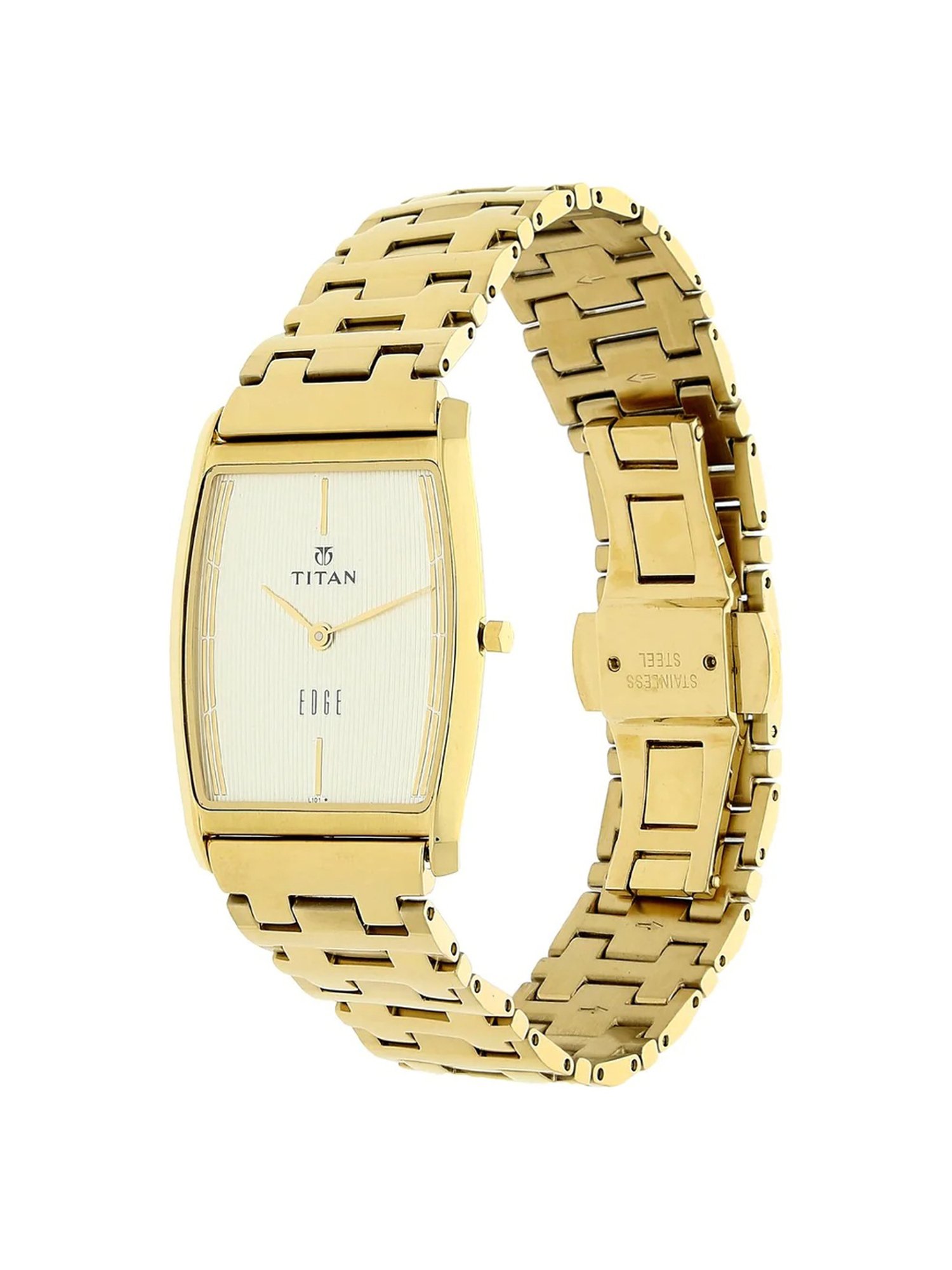 Titan edge gold chain on sale watches