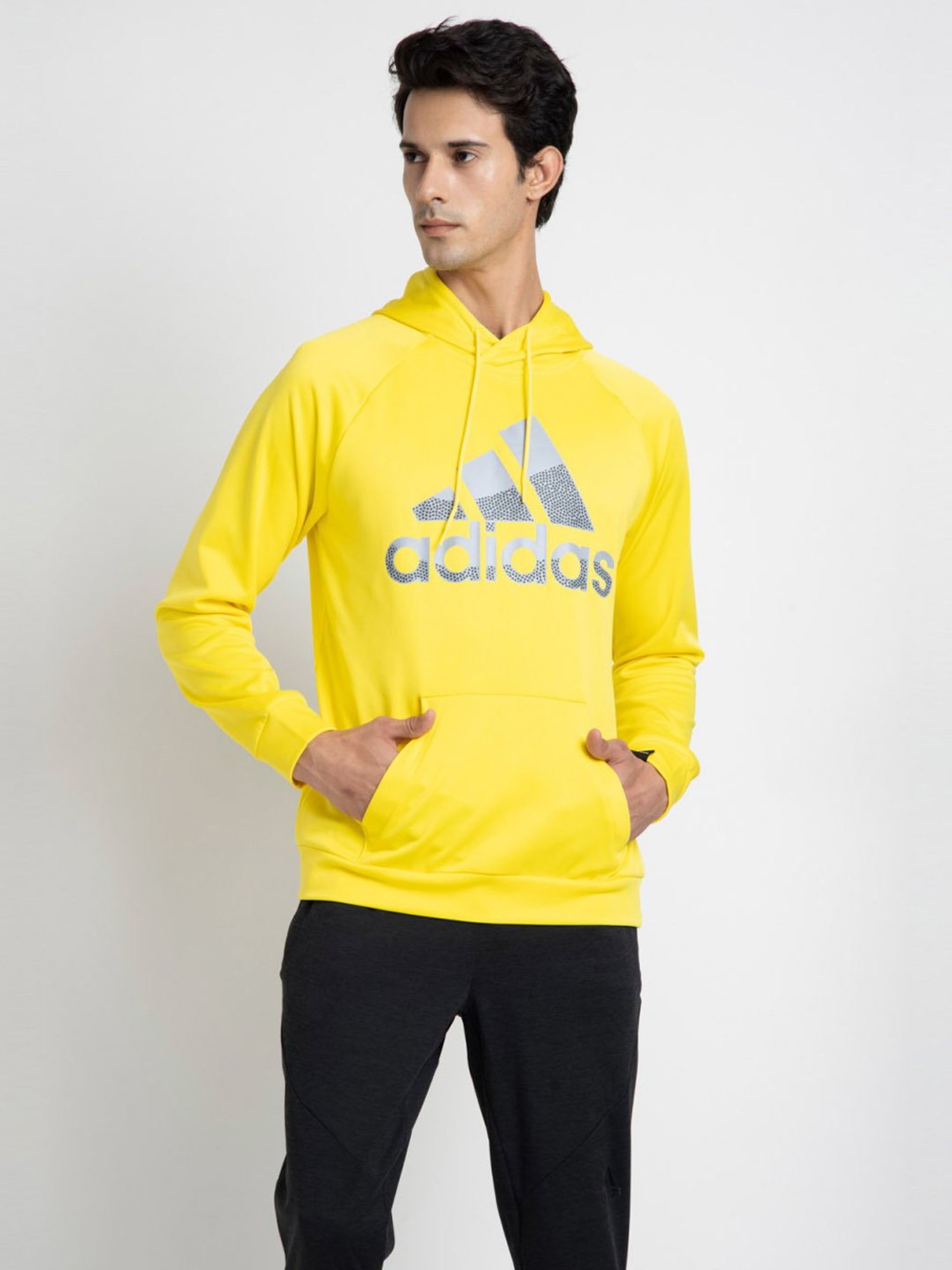 Adidas yellow clearance pullover