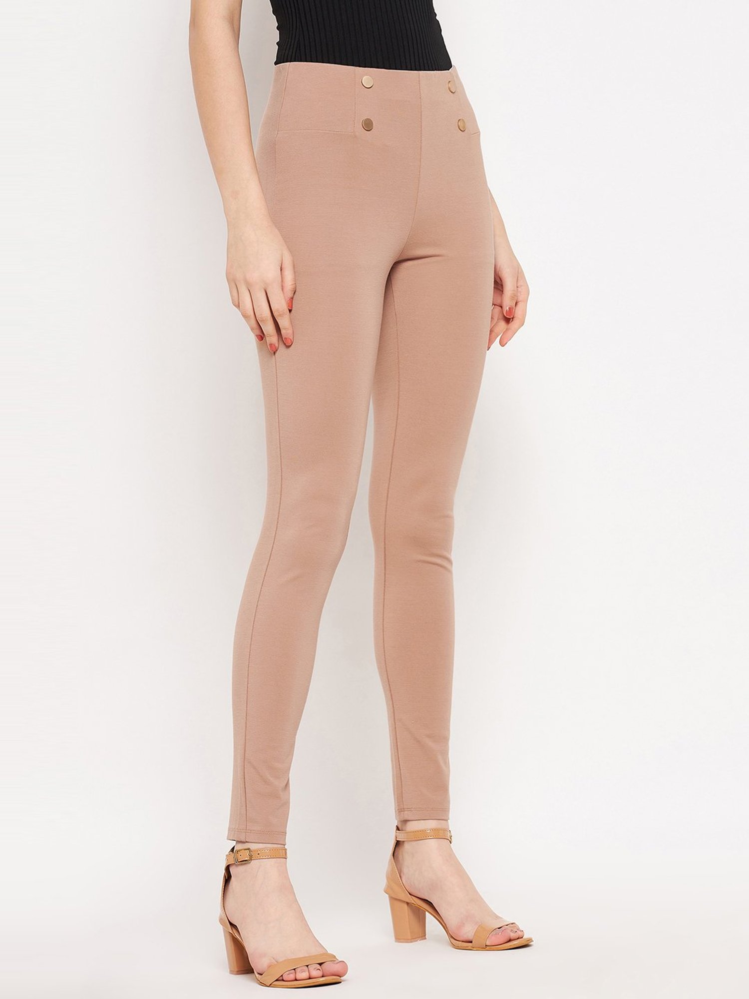 Buy MADAME Black Mid Rise Jeggings for Women Online @ Tata CLiQ