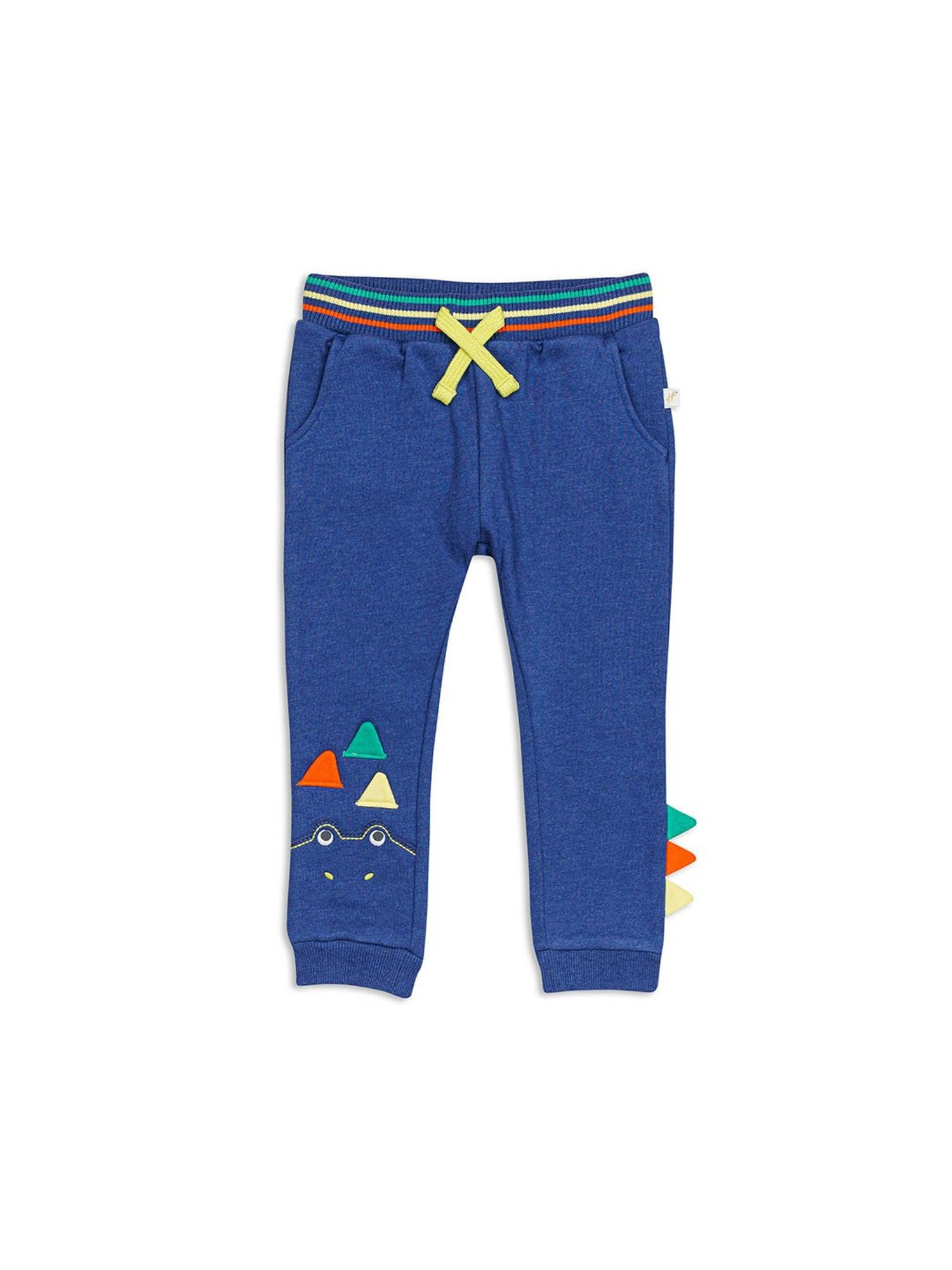 H by Hamleys Girls Embroidered Blue Jogger Jeans, Blue