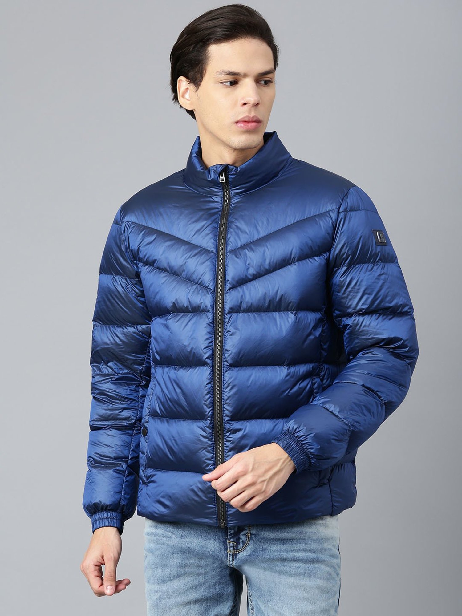 Buy Allen Solly Grey Cotton Regular Fit Quilted Jackets for Mens Online @  Tata CLiQ